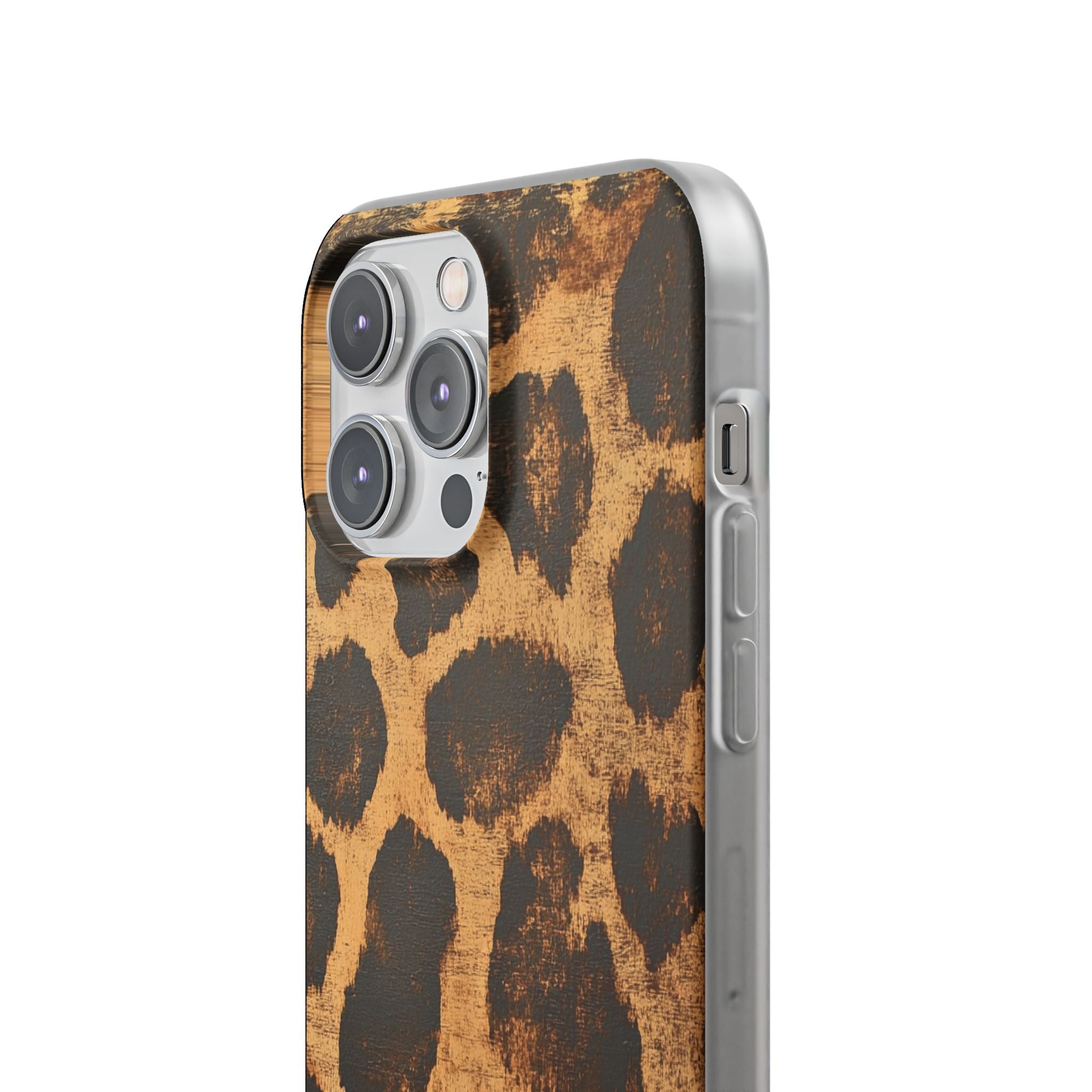 Brown Leopard Print iPhone Case, Artsulli - Art is Long, Life is Short, Phone Case, , , , , , ,