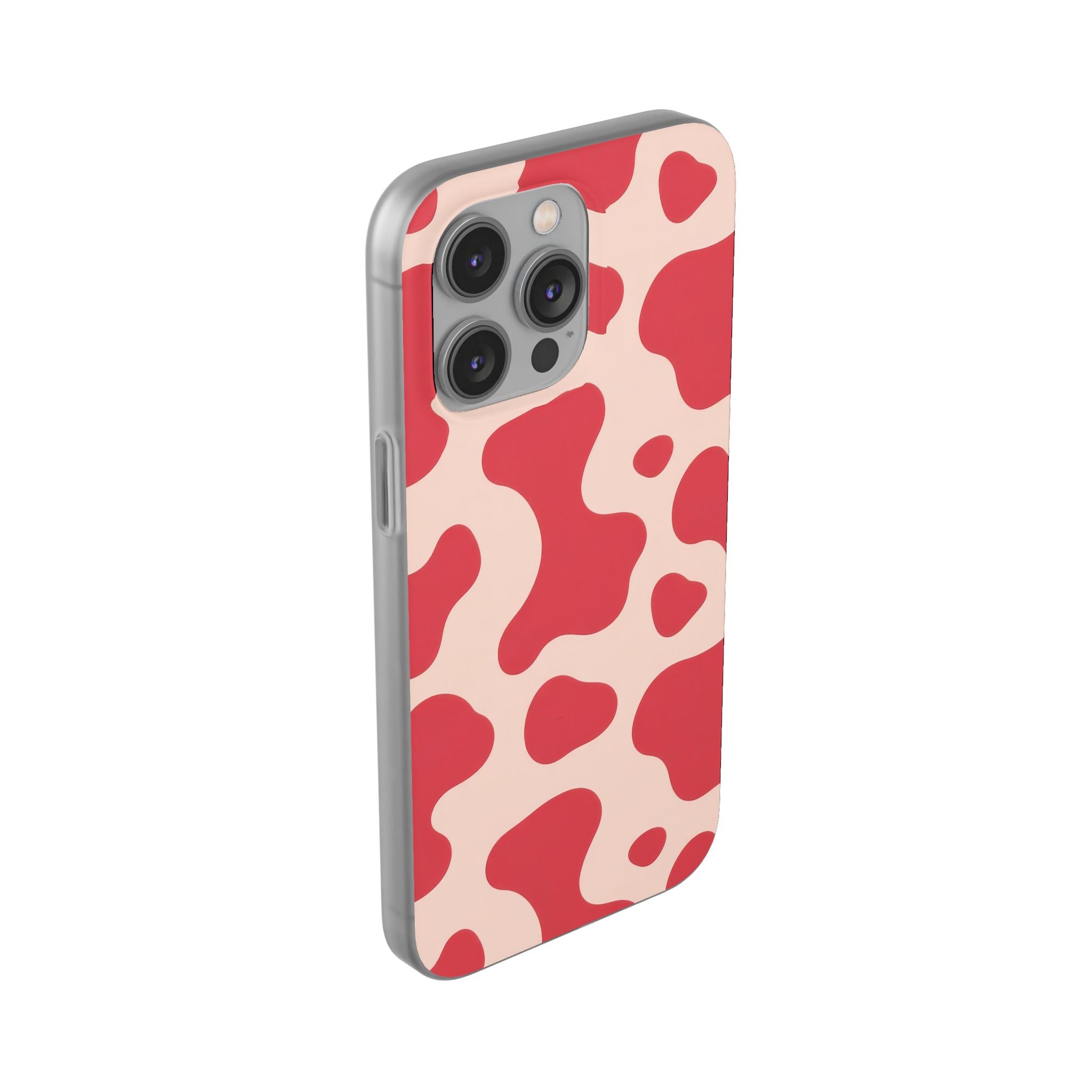 Red Jungle Cow Flexi Cases, Artsulli - Art is Long, Life is Short, Phone Case, , , , , , ,