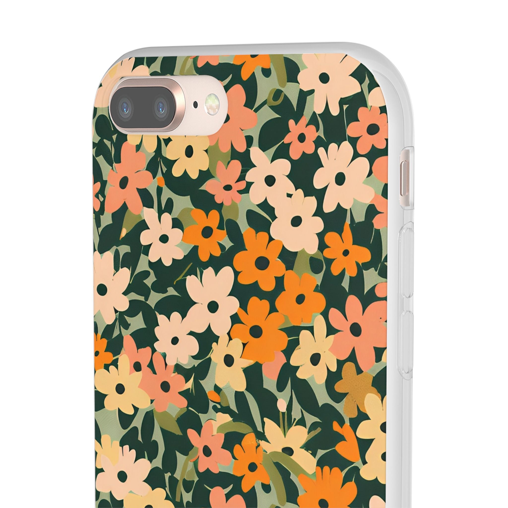 Vibrant Floral Clear Phone Case, Artsulli - Art is Long, Life is Short, Phone Case, , , , , , ,