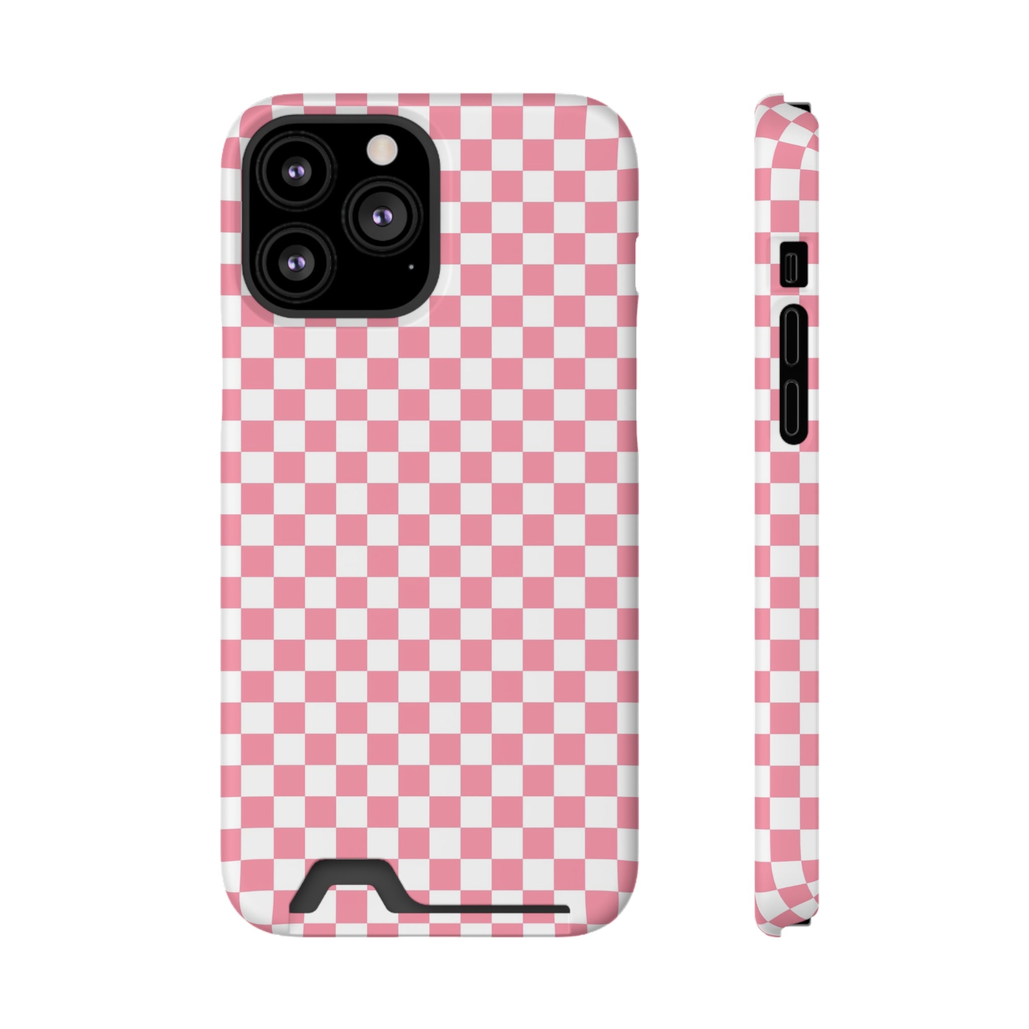 Brigandine Checkered Scene Phone Case With Card Holder, Artsulli - Art is Long, Life is Short, Phone Case, Size, iPhone 13 Pro Max, Surface, Matte, Shape, Without gift packaging, 17092419109992564889