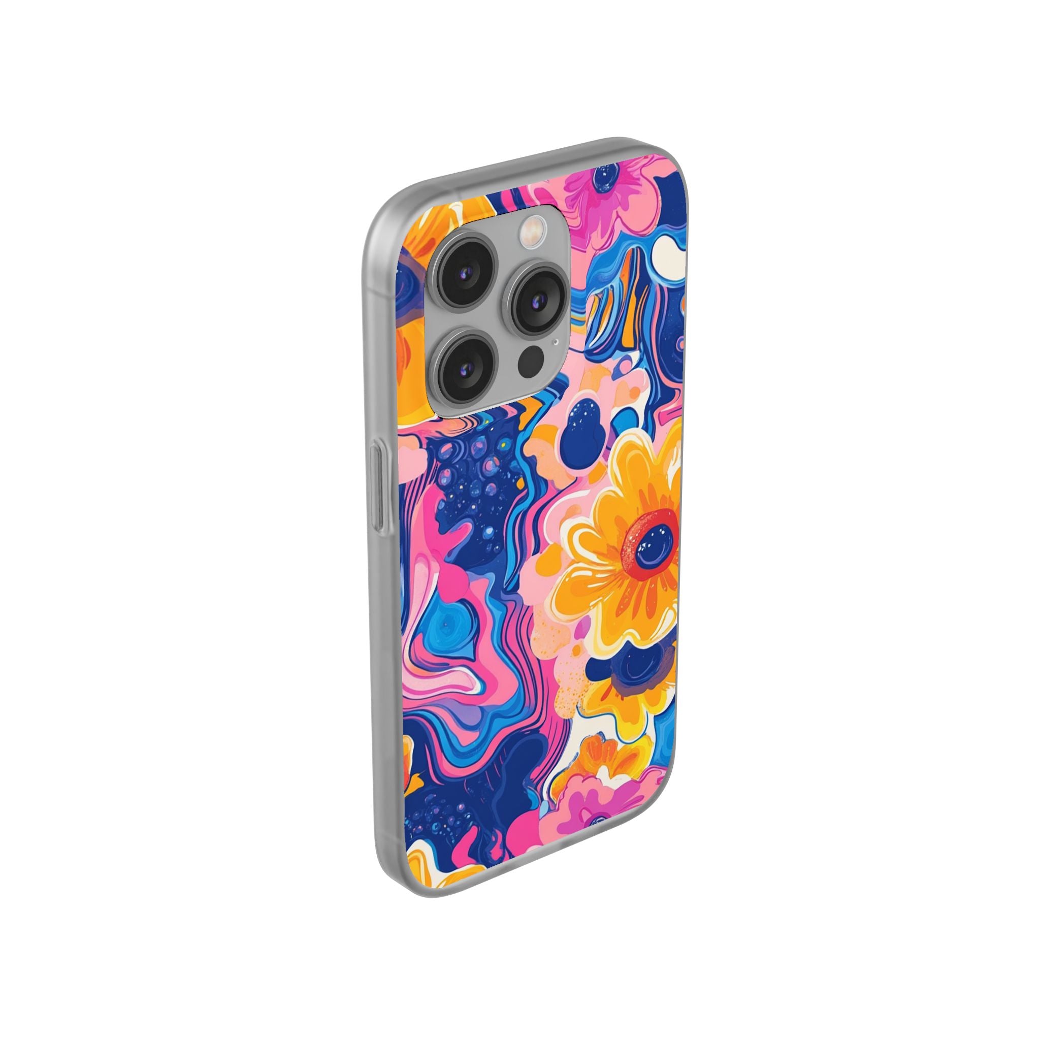 Psychedelic Floral iPhone Case, Artsulli - Art is Long, Life is Short, Phone Case, , , , , , ,