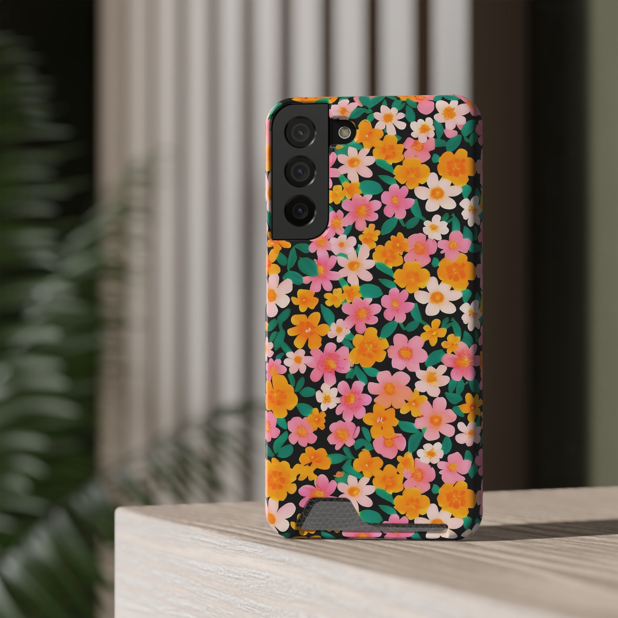 Phone Case With Card Holder, Artsulli - Art is Long, Life is Short, Phone Case, , , , , , ,