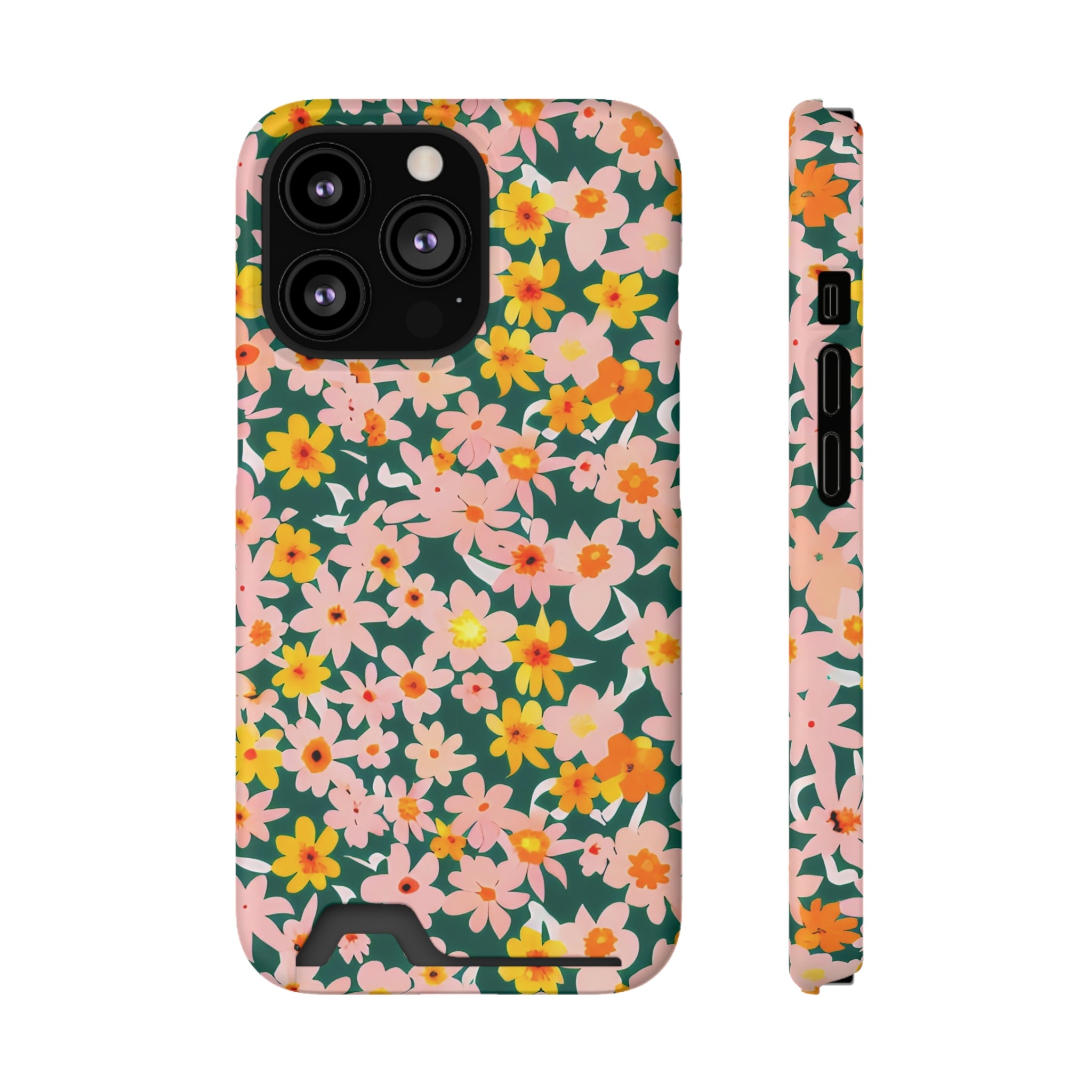 Phone Case With Card Holder, Artsulli - Art is Long, Life is Short, Phone Case, Size, iPhone 13 Pro, Surface, Matte, Shape, With gift packaging, 19905185443836520738