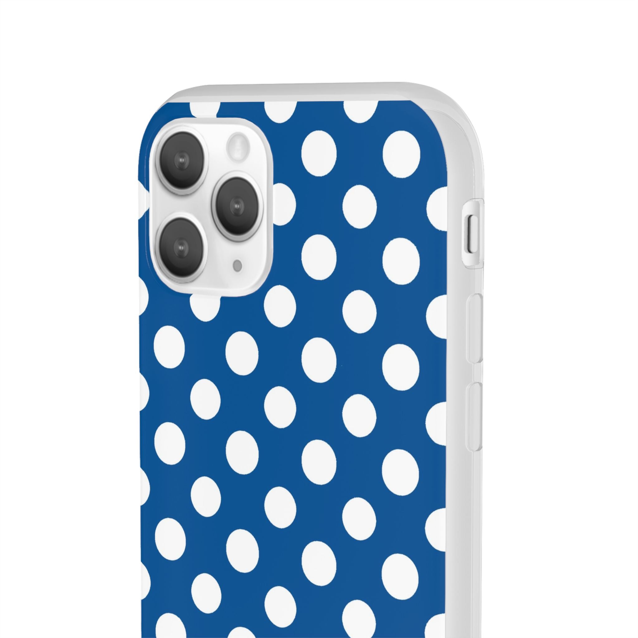 Blue and White Polka Dot iPhone Case, Artsulli - Art is Long, Life is Short, Phone Case, , , , , , ,