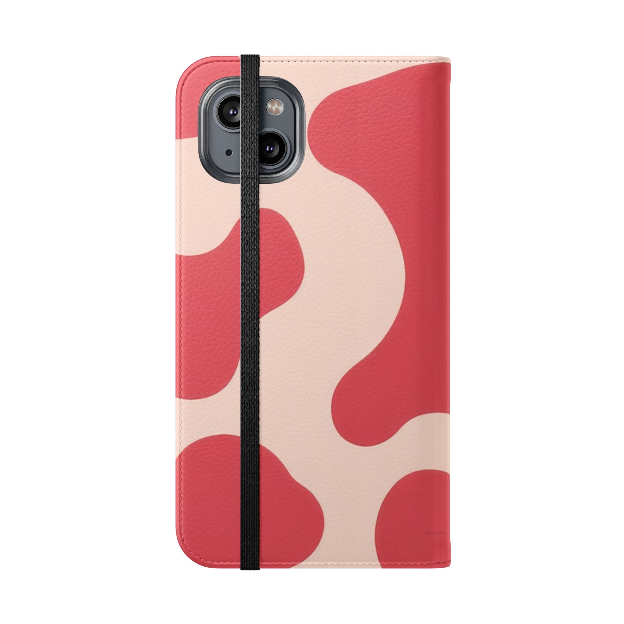 Red Jungle Cow Flip Cases, Artsulli - Art is Long, Life is Short, Phone Case, , , , , , ,
