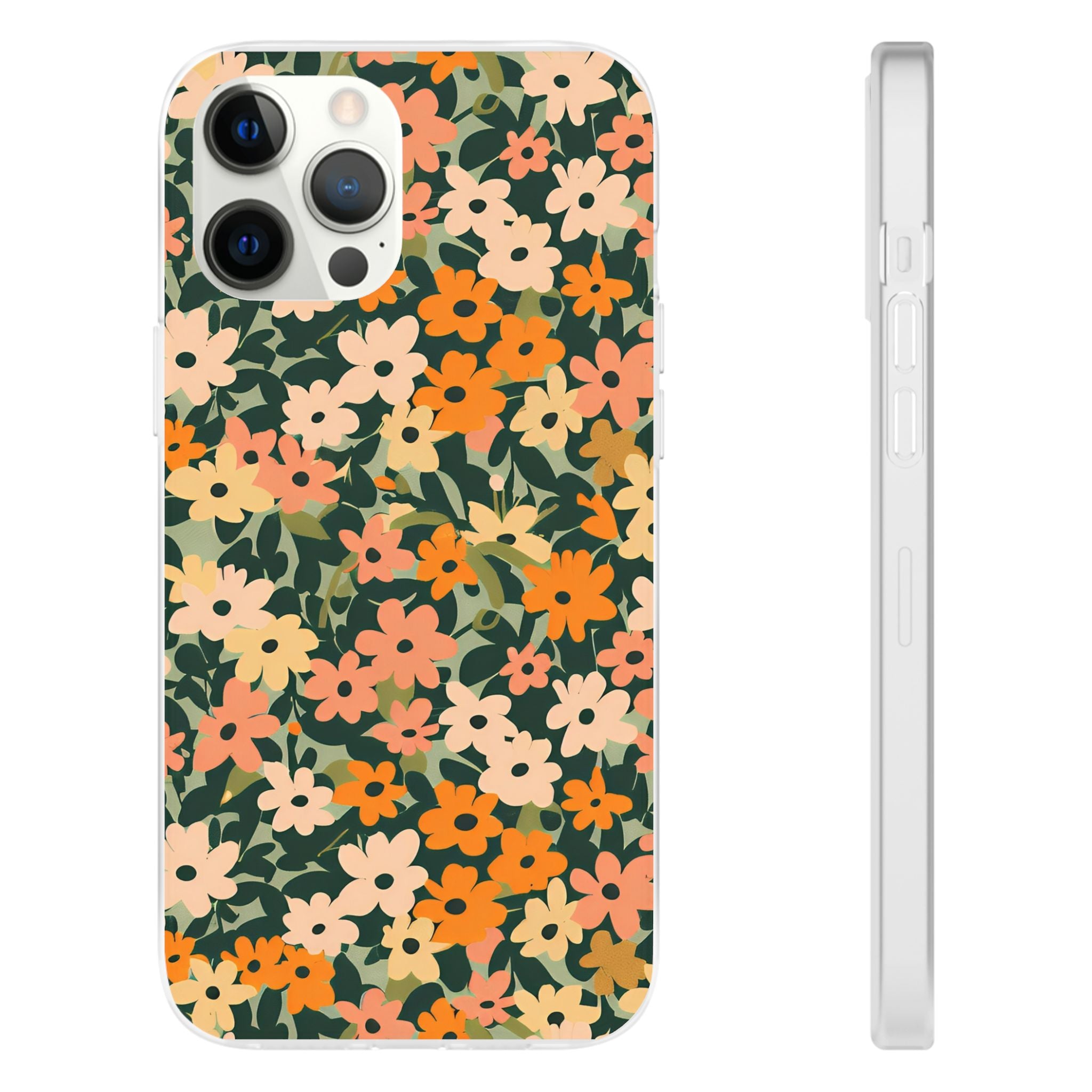 Vibrant Floral Clear Phone Case, Artsulli - Art is Long, Life is Short, Phone Case, Size, iPhone 12 Pro Max with gift packaging, , , , , 26270528602508754104