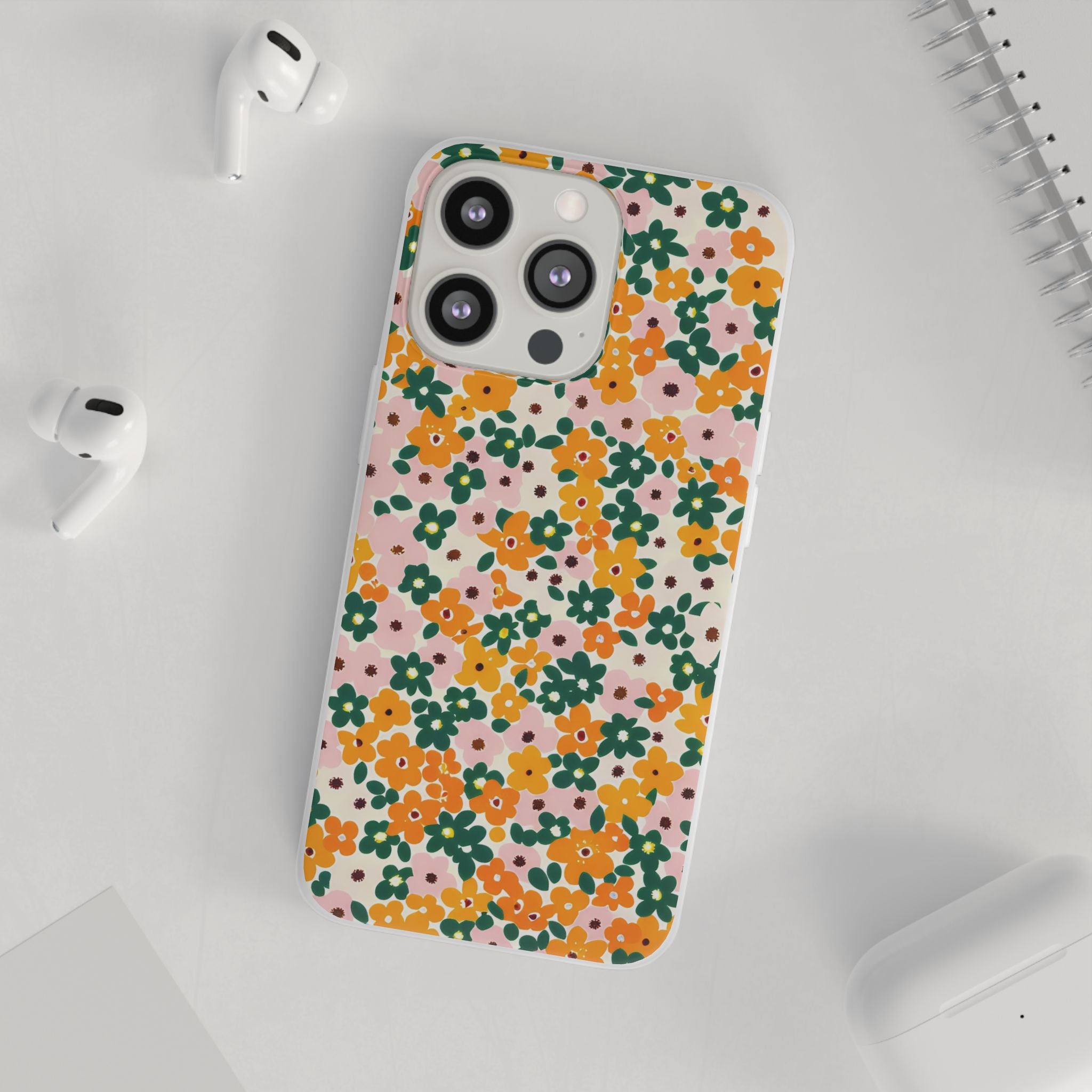 Vibrant Floral Flexi Case, Artsulli - Art is Long, Life is Short, Phone Case, , , , , , ,