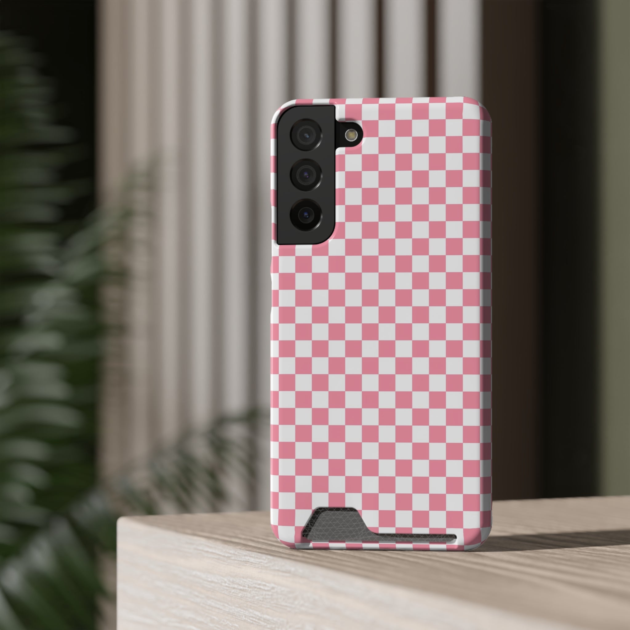 Brigandine Checkered Scene Phone Case With Card Holder, Artsulli - Art is Long, Life is Short, Phone Case, , , , , , ,