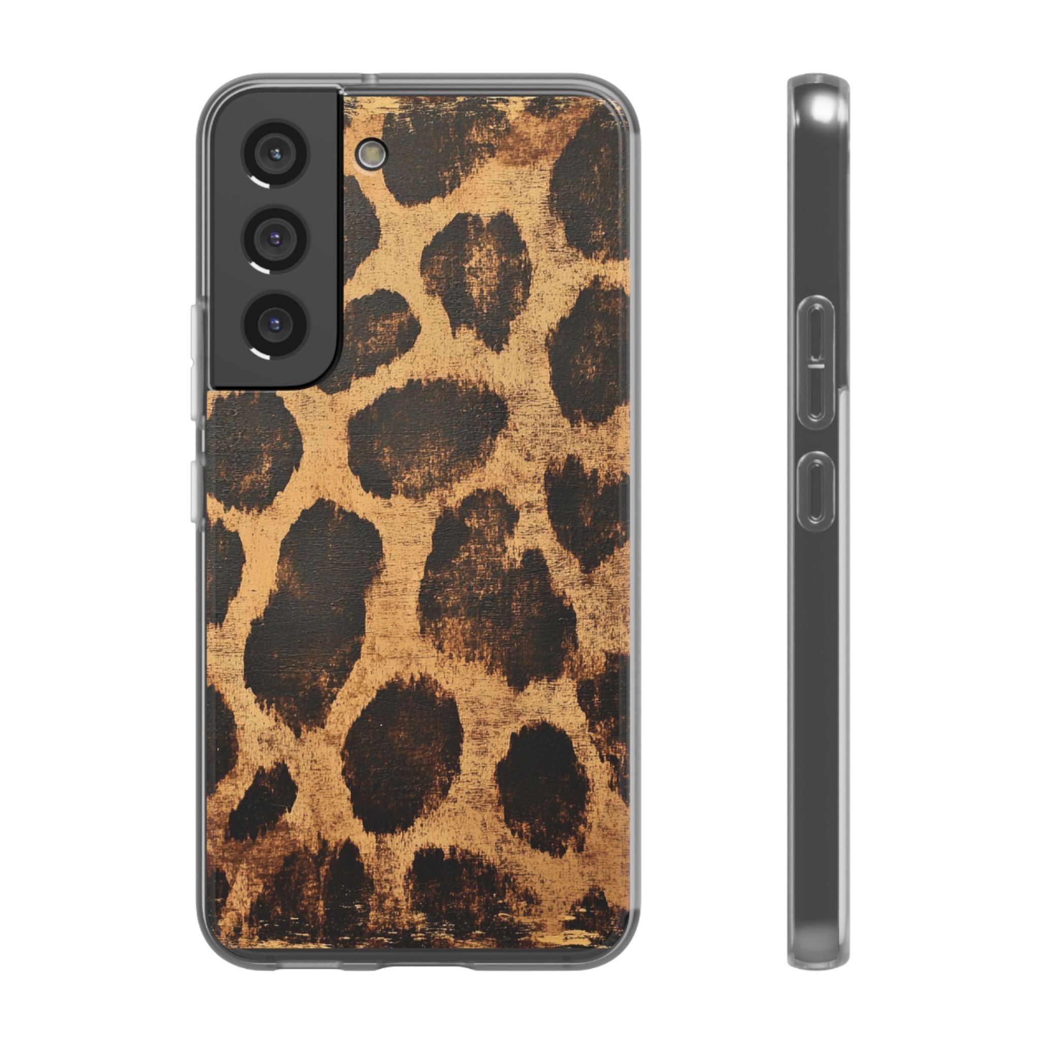 Brown Leopard Print iPhone Case, Artsulli - Art is Long, Life is Short, Phone Case, Size, Samsung Galaxy S22, , , , , 35174057193695502356