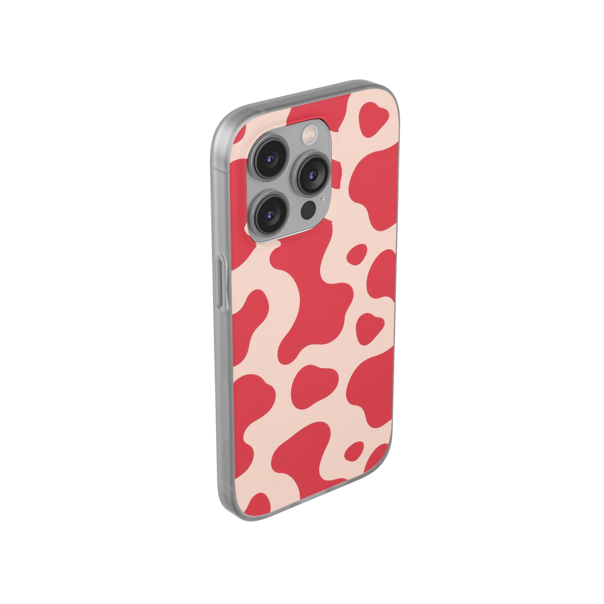 Red Jungle Cow Flexi Cases, Artsulli - Art is Long, Life is Short, Phone Case, , , , , , ,