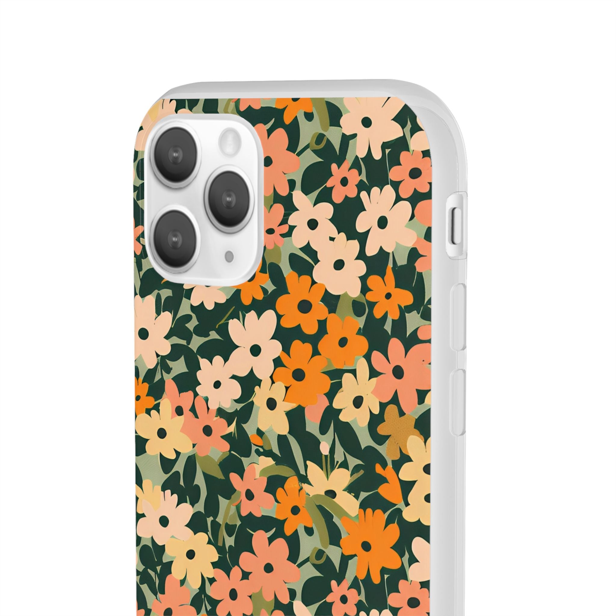 Vibrant Floral Clear Phone Case, Artsulli - Art is Long, Life is Short, Phone Case, , , , , , ,