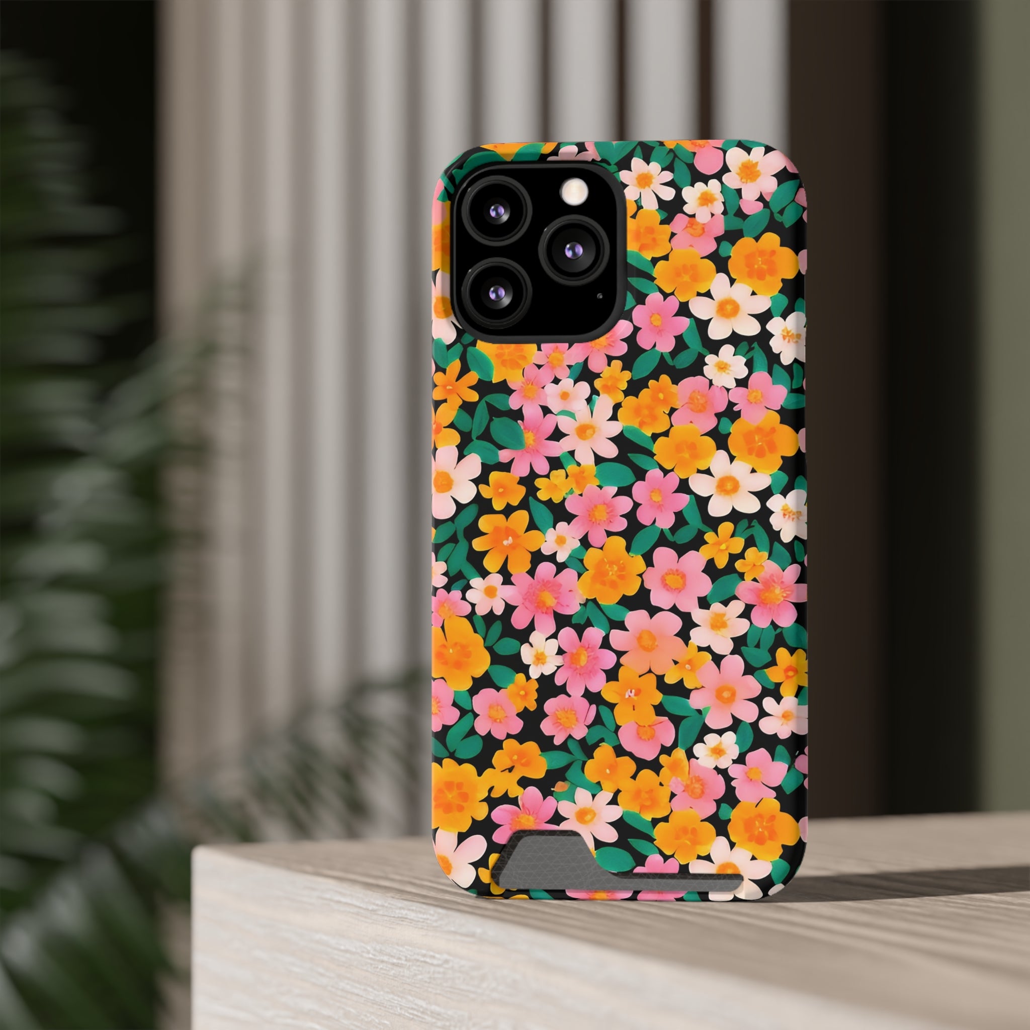 Phone Case With Card Holder, Artsulli - Art is Long, Life is Short, Phone Case, , , , , , ,