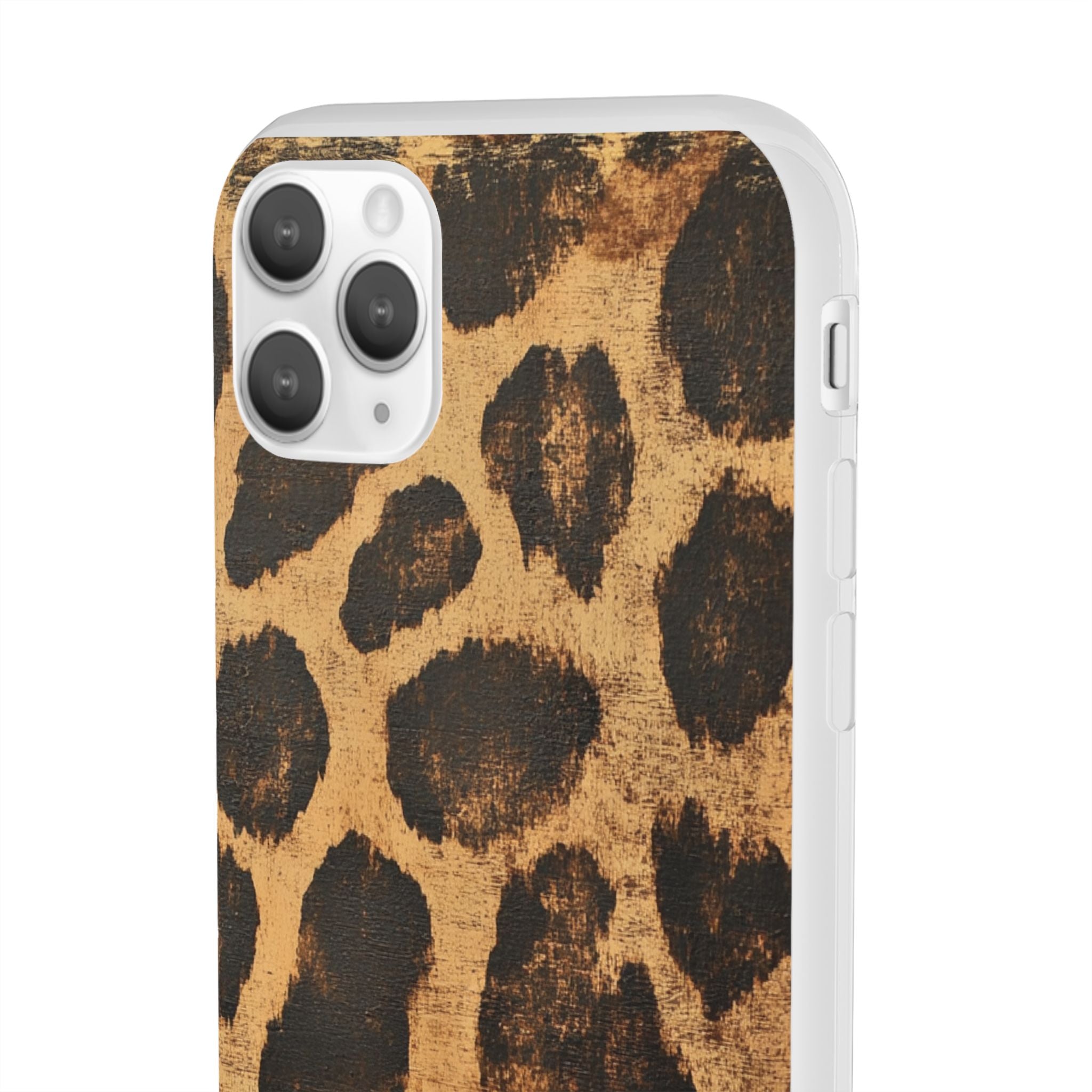 Brown Leopard Print iPhone Case, Artsulli - Art is Long, Life is Short, Phone Case, , , , , , ,