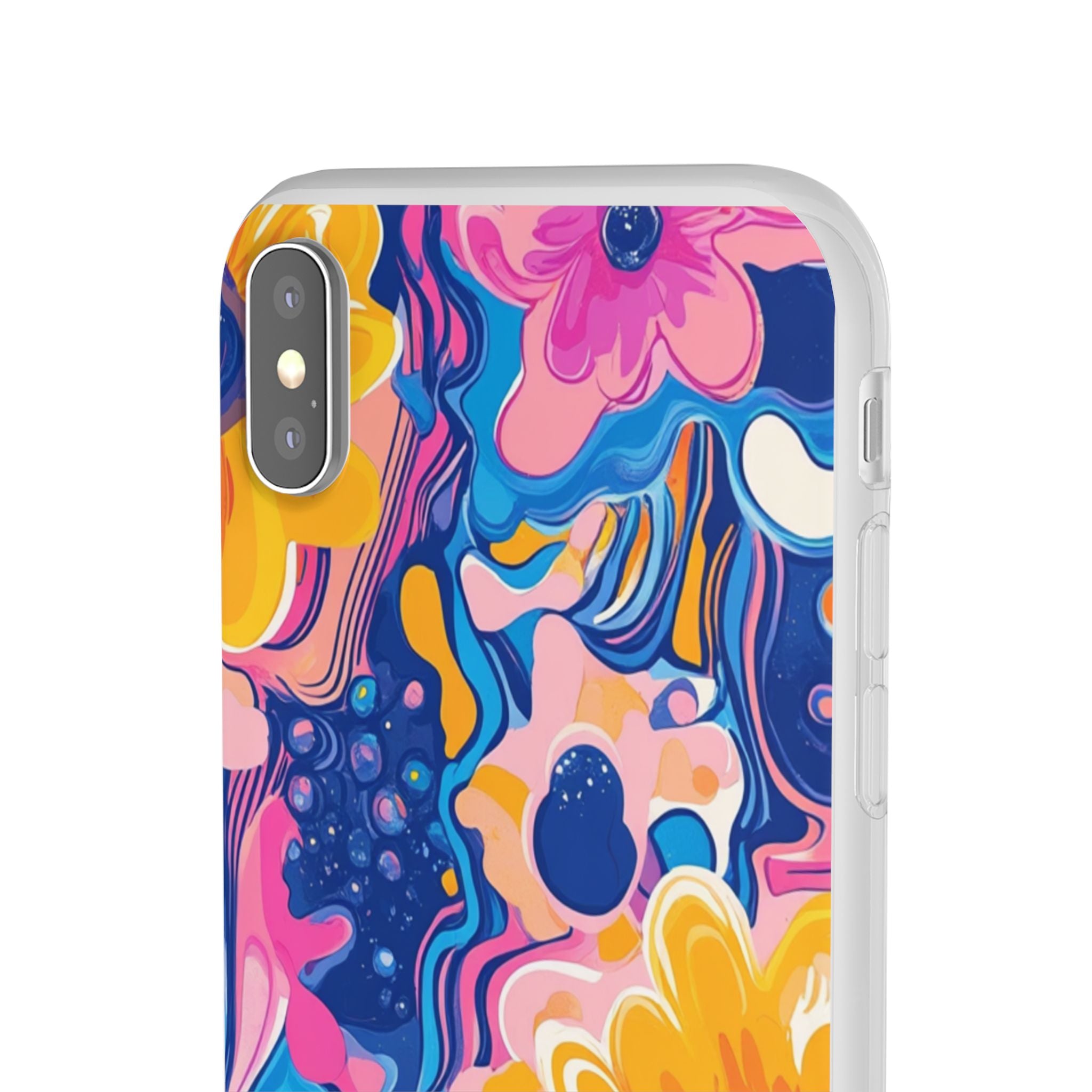 Psychedelic Floral iPhone Case, Artsulli - Art is Long, Life is Short, Phone Case, , , , , , ,