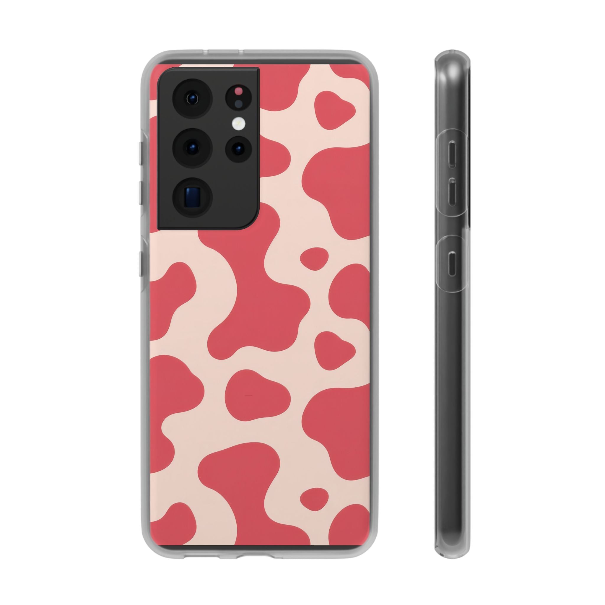 Red Jungle Cow Flexi Cases, Artsulli - Art is Long, Life is Short, Phone Case, Size, Samsung Galaxy S21 Ultra, , , , , 13884917473241964841