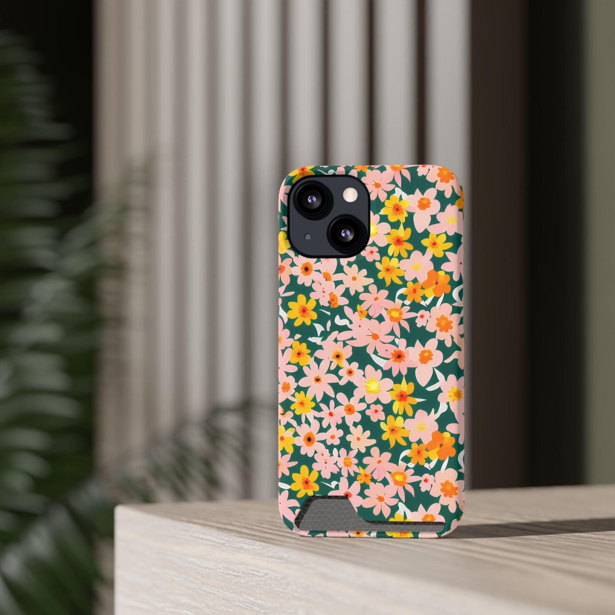 Phone Case With Card Holder, Artsulli - Art is Long, Life is Short, Phone Case, , , , , , ,