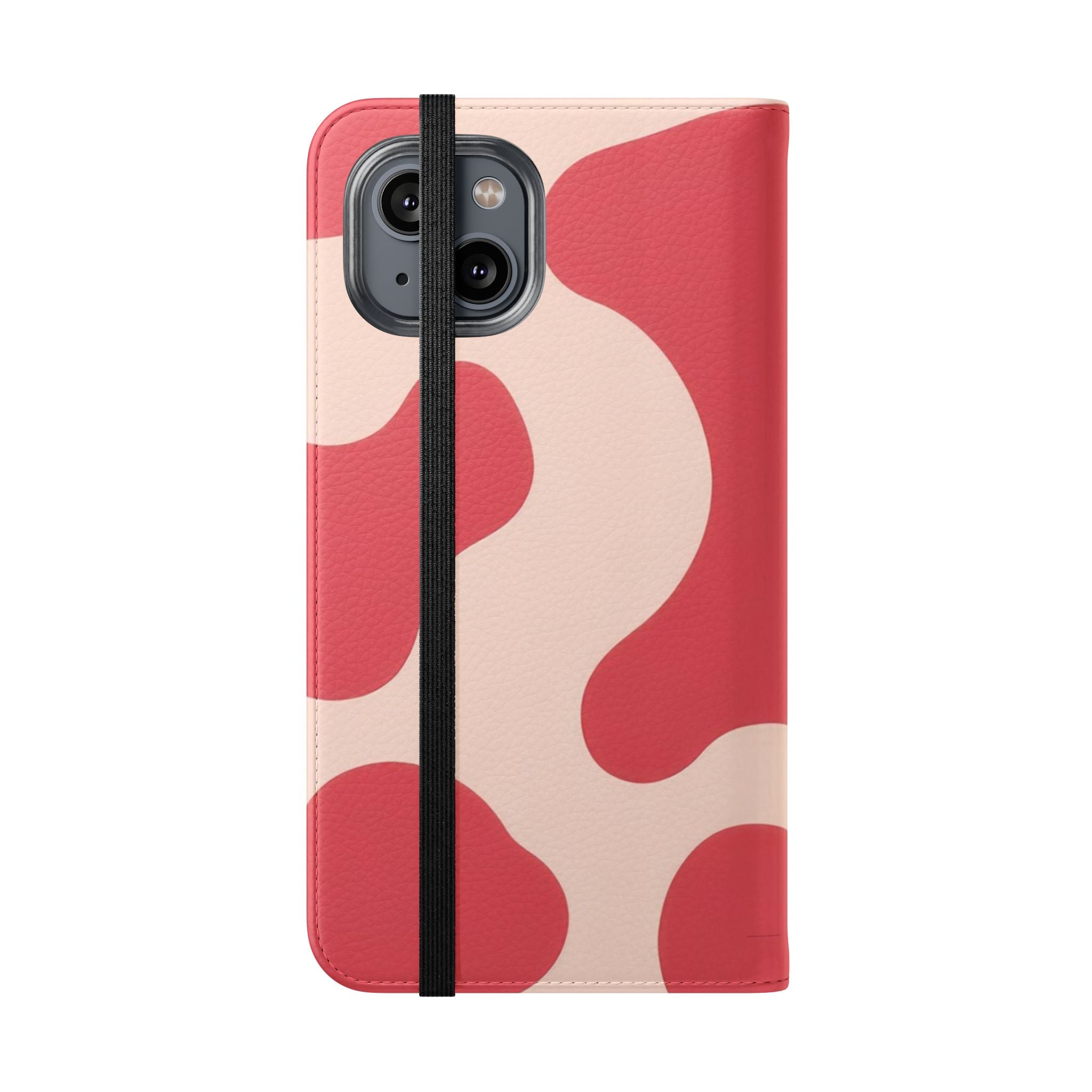 Red Jungle Cow Flip Cases, Artsulli - Art is Long, Life is Short, Phone Case, , , , , , ,