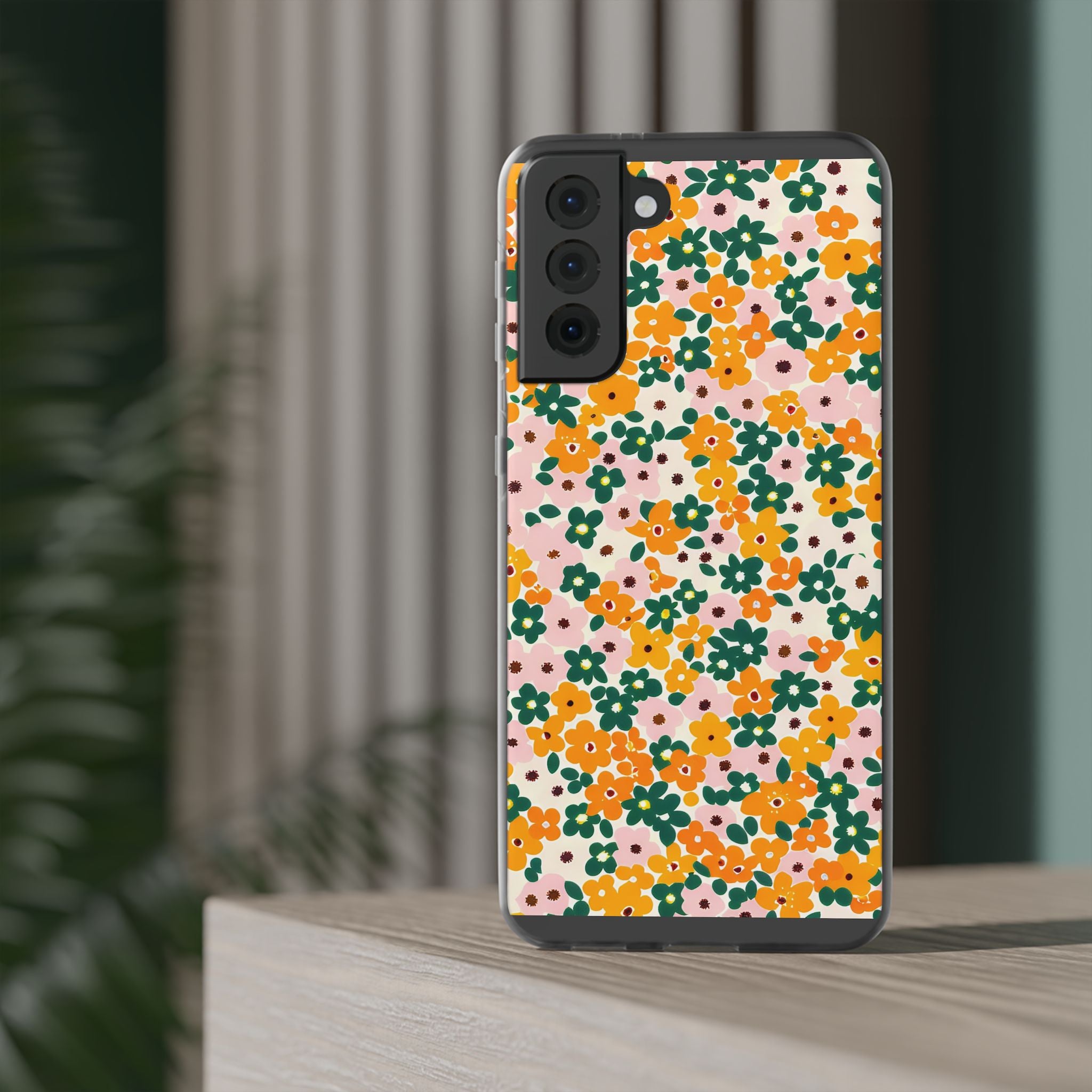 Vibrant Floral Flexi Case, Artsulli - Art is Long, Life is Short, Phone Case, , , , , , ,