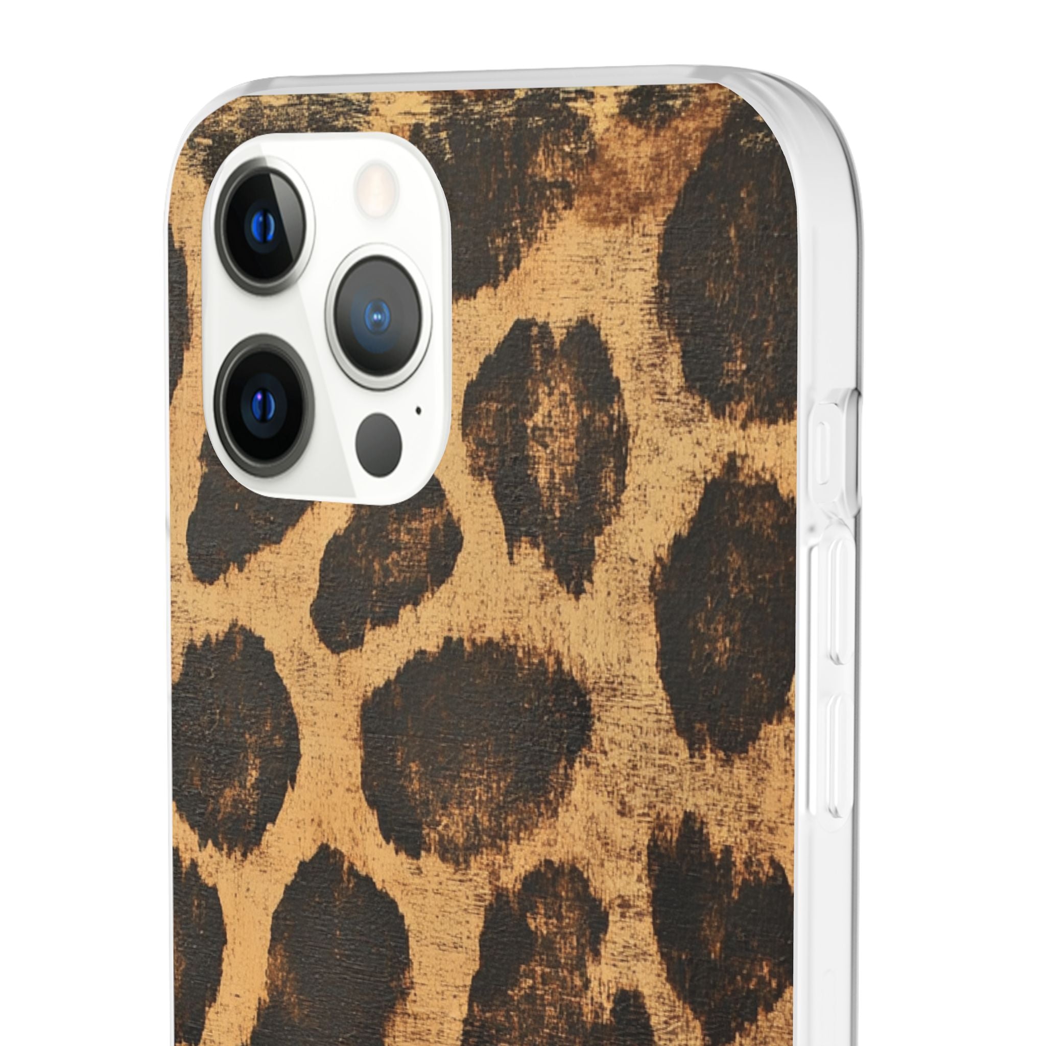 Brown Leopard Print iPhone Case, Artsulli - Art is Long, Life is Short, Phone Case, , , , , , ,