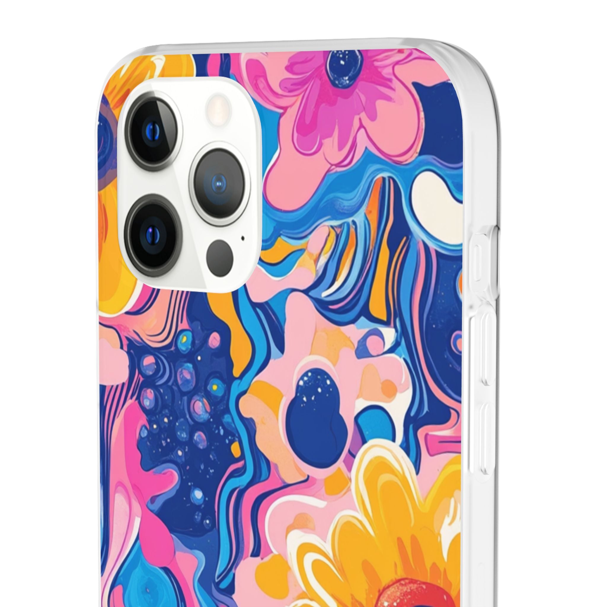 Psychedelic Floral iPhone Case, Artsulli - Art is Long, Life is Short, Phone Case, , , , , , ,