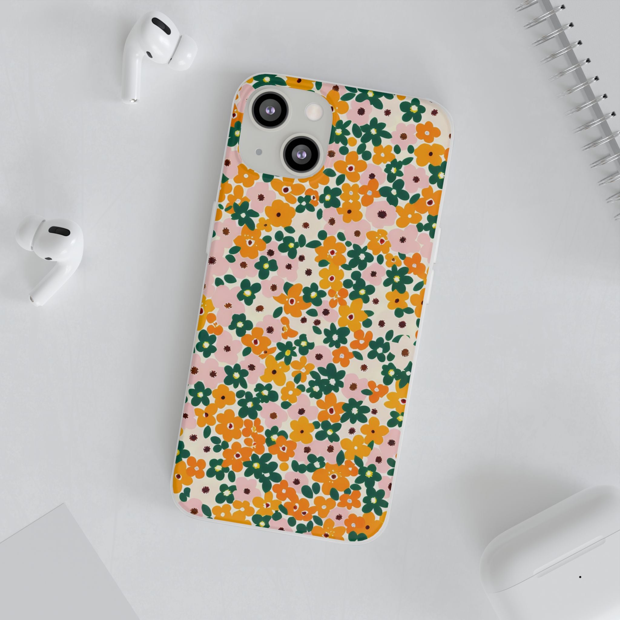 Vibrant Floral Flexi Case, Artsulli - Art is Long, Life is Short, Phone Case, , , , , , ,