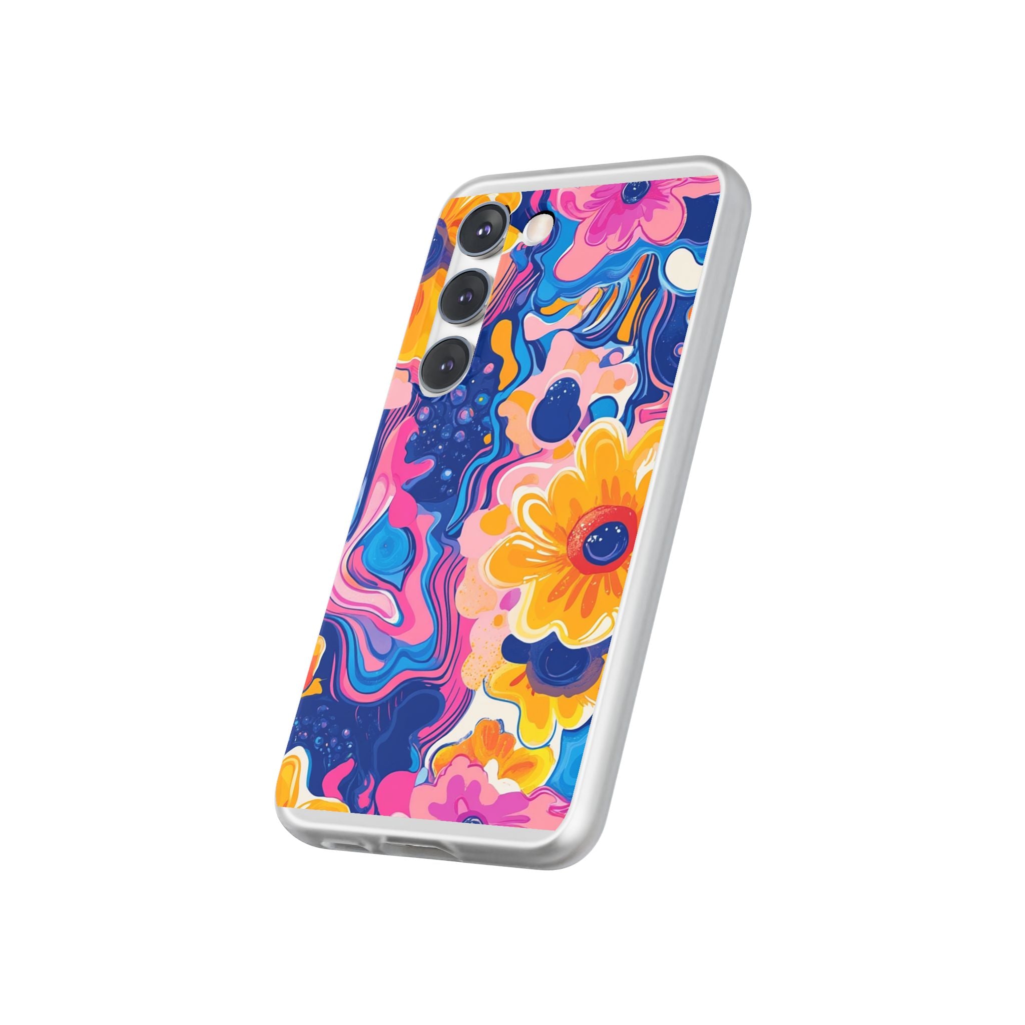 Psychedelic Floral iPhone Case, Artsulli - Art is Long, Life is Short, Phone Case, , , , , , ,