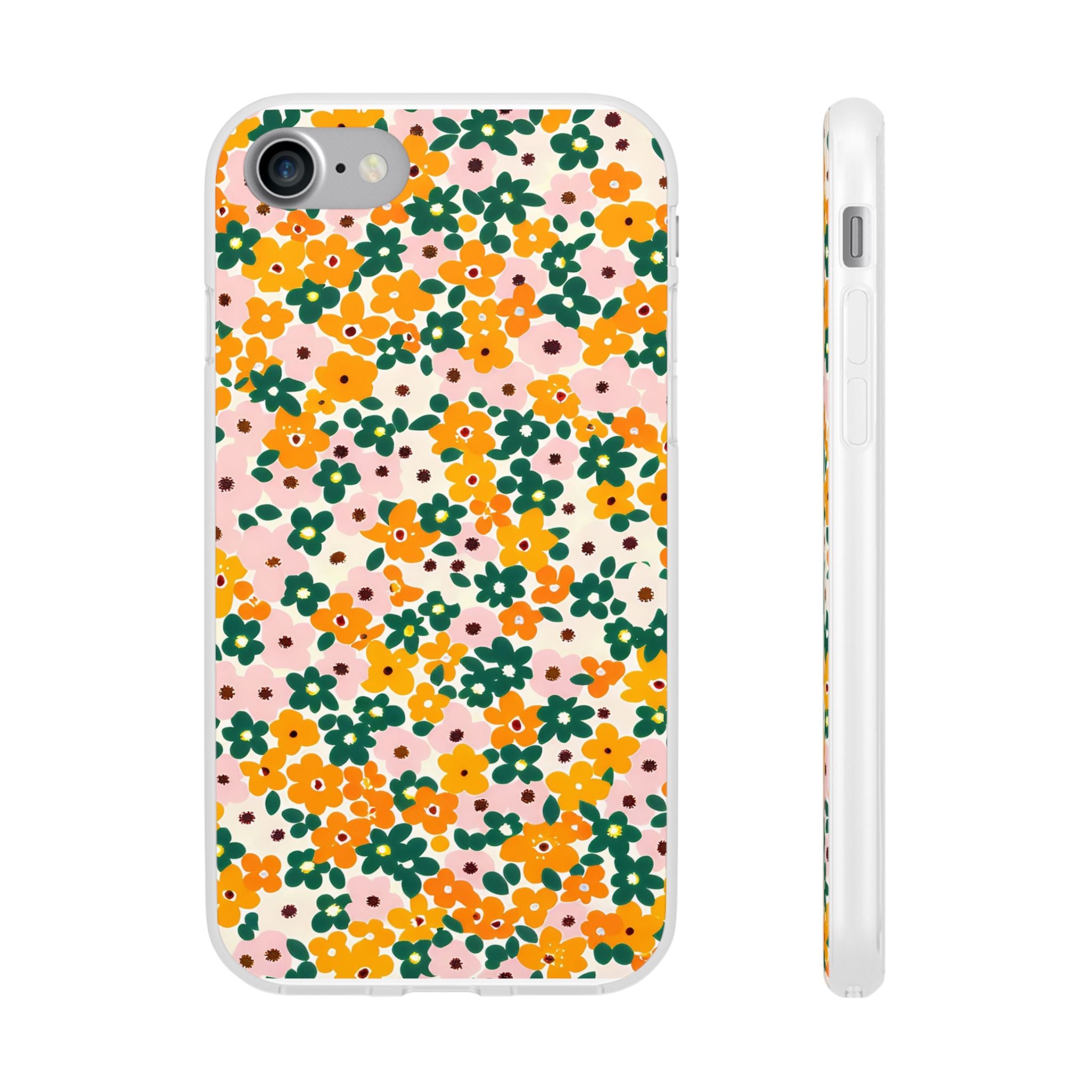 Vibrant Floral Flexi Case, Artsulli - Art is Long, Life is Short, Phone Case, Size, iPhone 7 with gift packaging, , , , , 13233936685314312366
