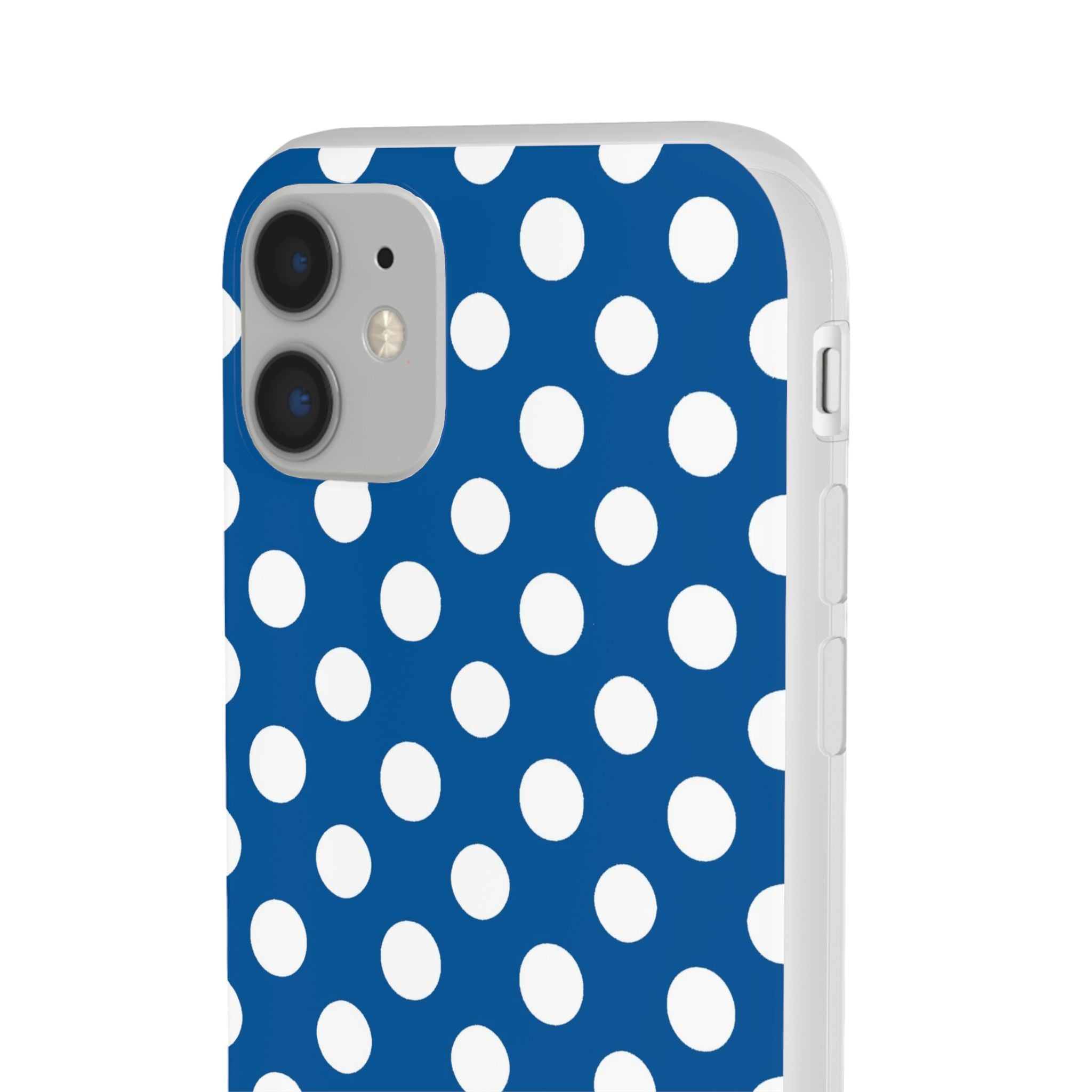 Blue and White Polka Dot iPhone Case, Artsulli - Art is Long, Life is Short, Phone Case, , , , , , ,