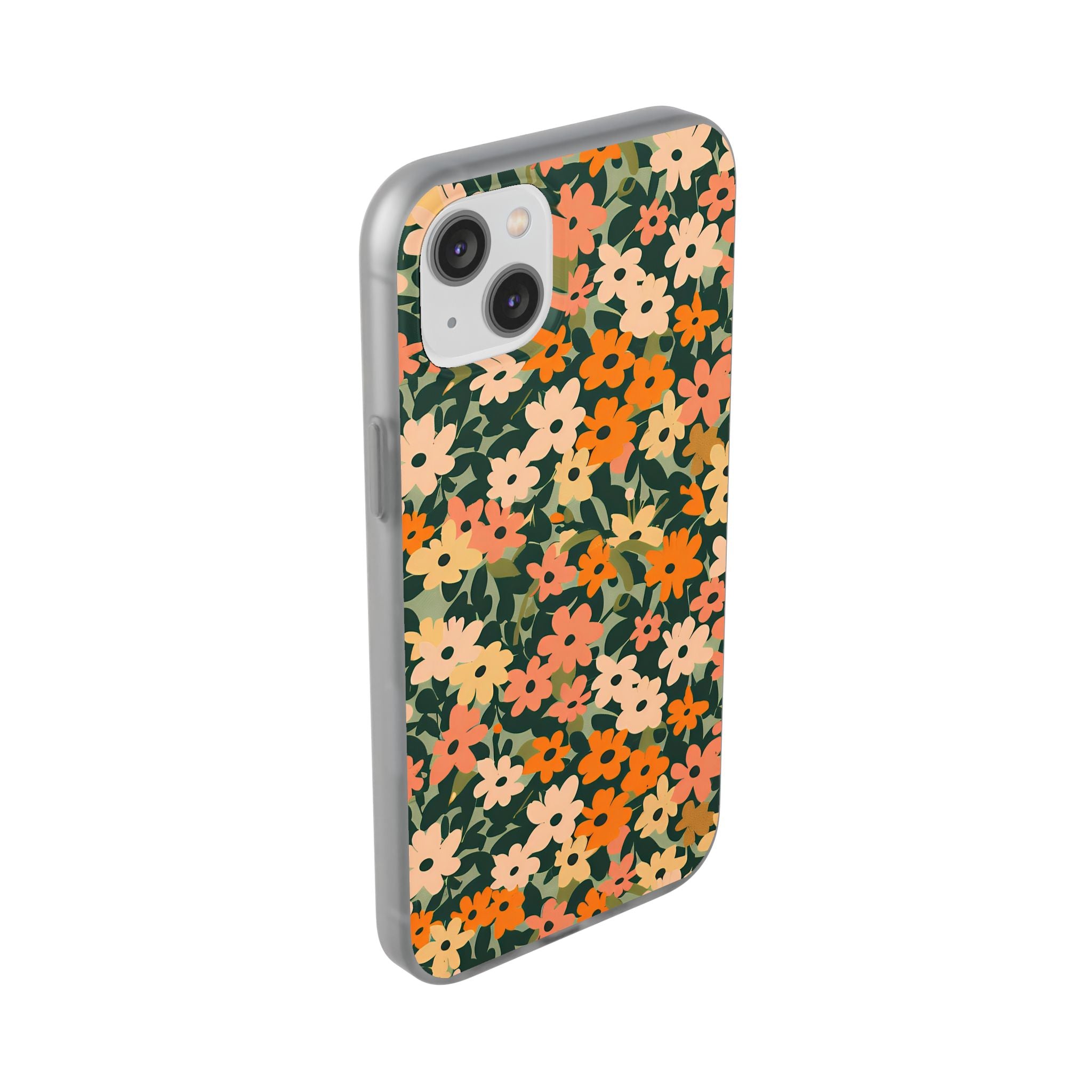 Vibrant Floral Clear Phone Case, Artsulli - Art is Long, Life is Short, Phone Case, , , , , , ,