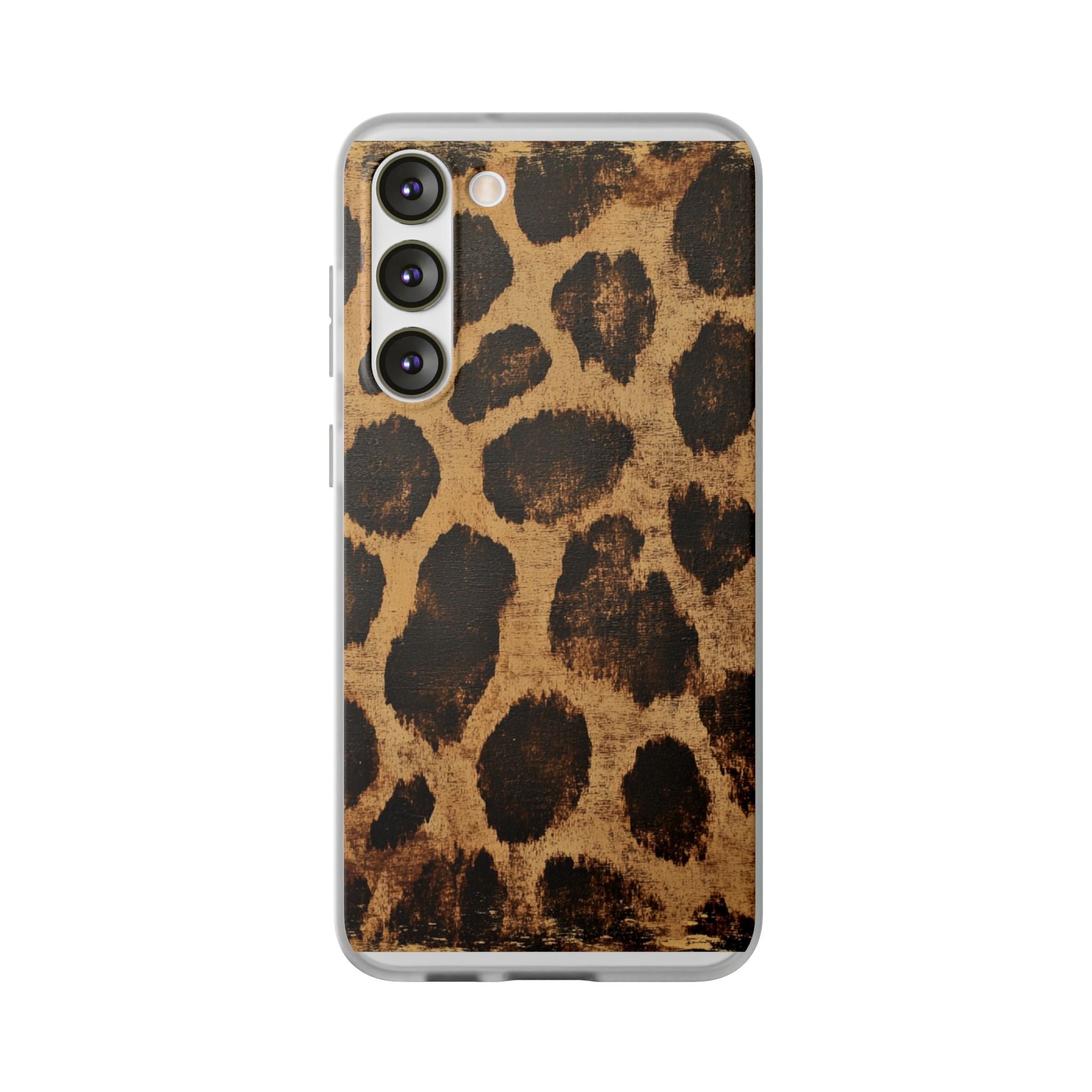 Brown Leopard Print iPhone Case, Artsulli - Art is Long, Life is Short, Phone Case, Size, Samsung Galaxy S23 Plus with gift packaging, , , , , 28641667050890323483