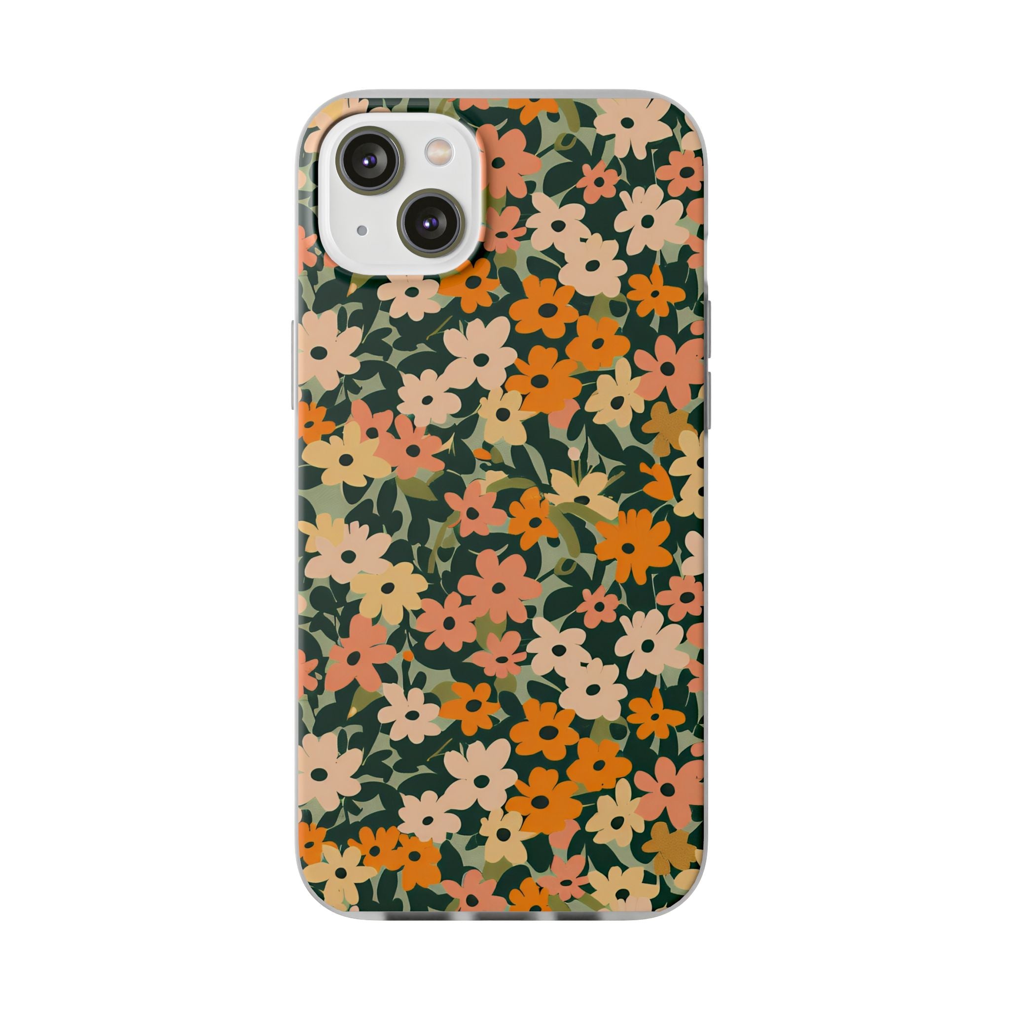Vibrant Floral Clear Phone Case, Artsulli - Art is Long, Life is Short, Phone Case, Size, iPhone 14 Plus with gift packaging, , , , , 10144910248241544324