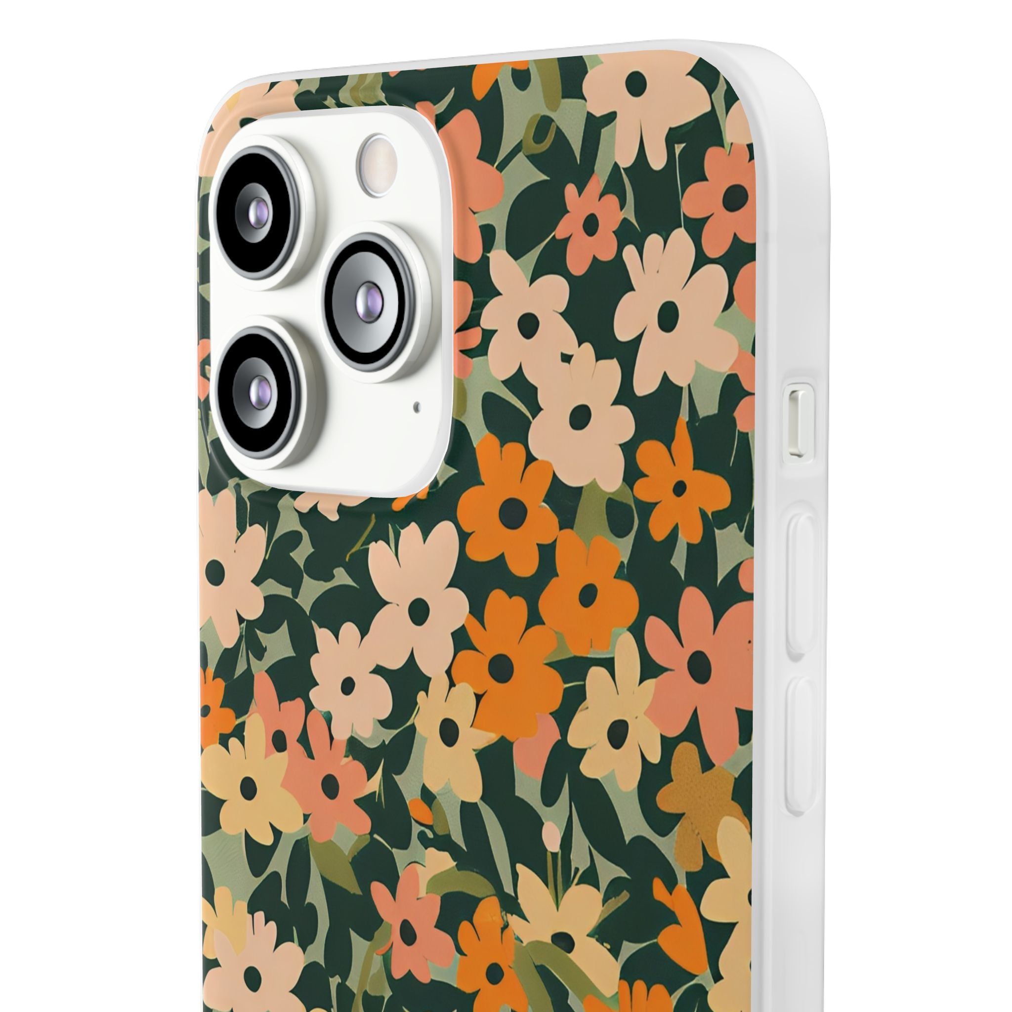 Vibrant Floral Clear Phone Case, Artsulli - Art is Long, Life is Short, Phone Case, , , , , , ,
