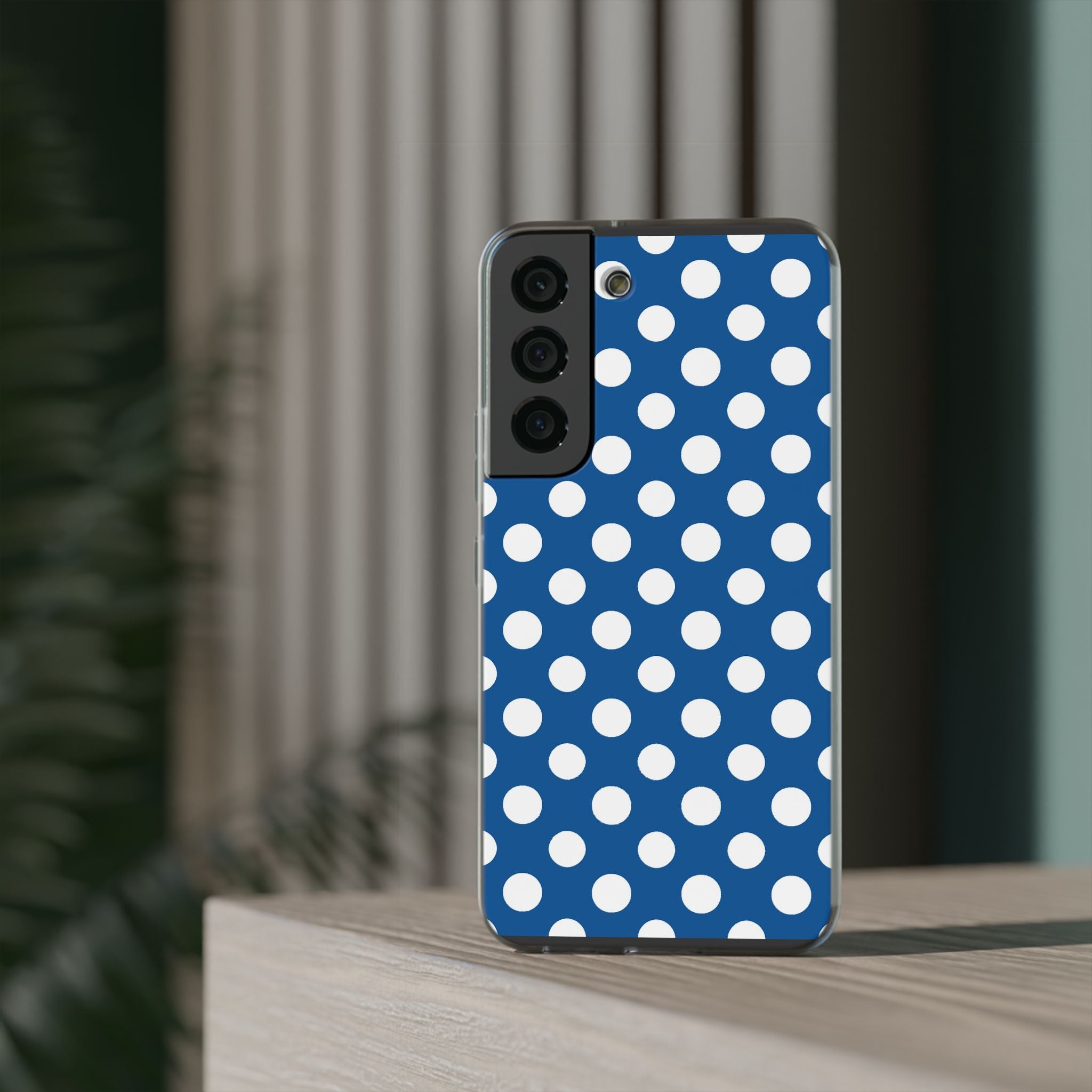 Blue and White Polka Dot iPhone Case, Artsulli - Art is Long, Life is Short, Phone Case, , , , , , ,