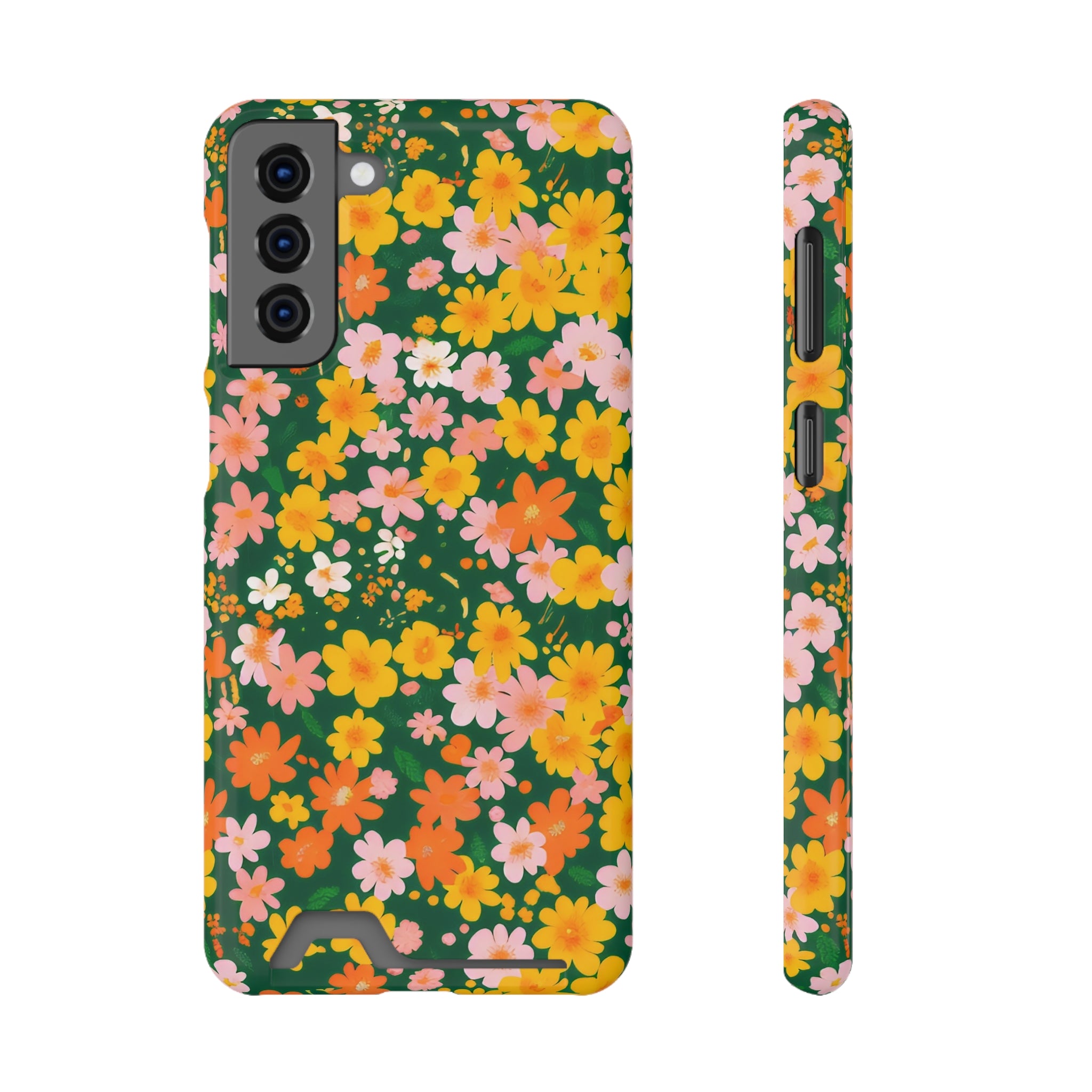 Phone Case With Card Holder, Artsulli - Art is Long, Life is Short, Phone Case, Size, Samsung Galaxy S21 Plus, Surface, Glossy, Shape, With gift packaging, 88037586270476724014