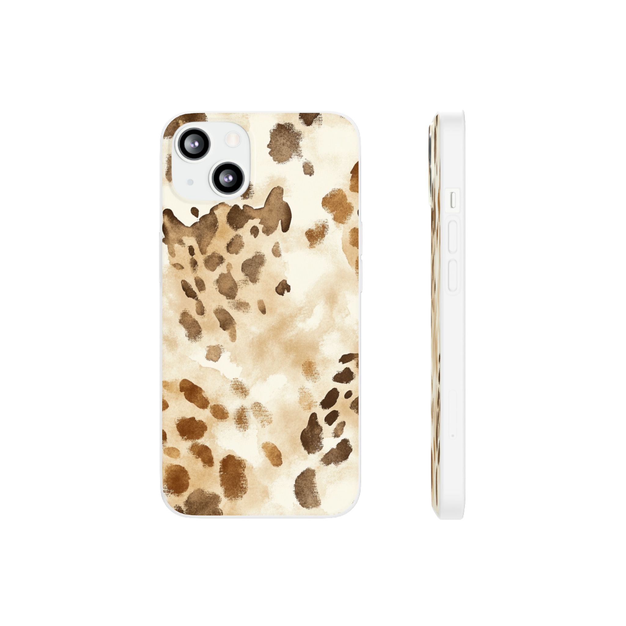 Brown and Beige Watercolor Dalmatian Phone Case, Artsulli - Art is Long, Life is Short, Phone Case, Size, iPhone 13, , , , , 16752064515009371619
