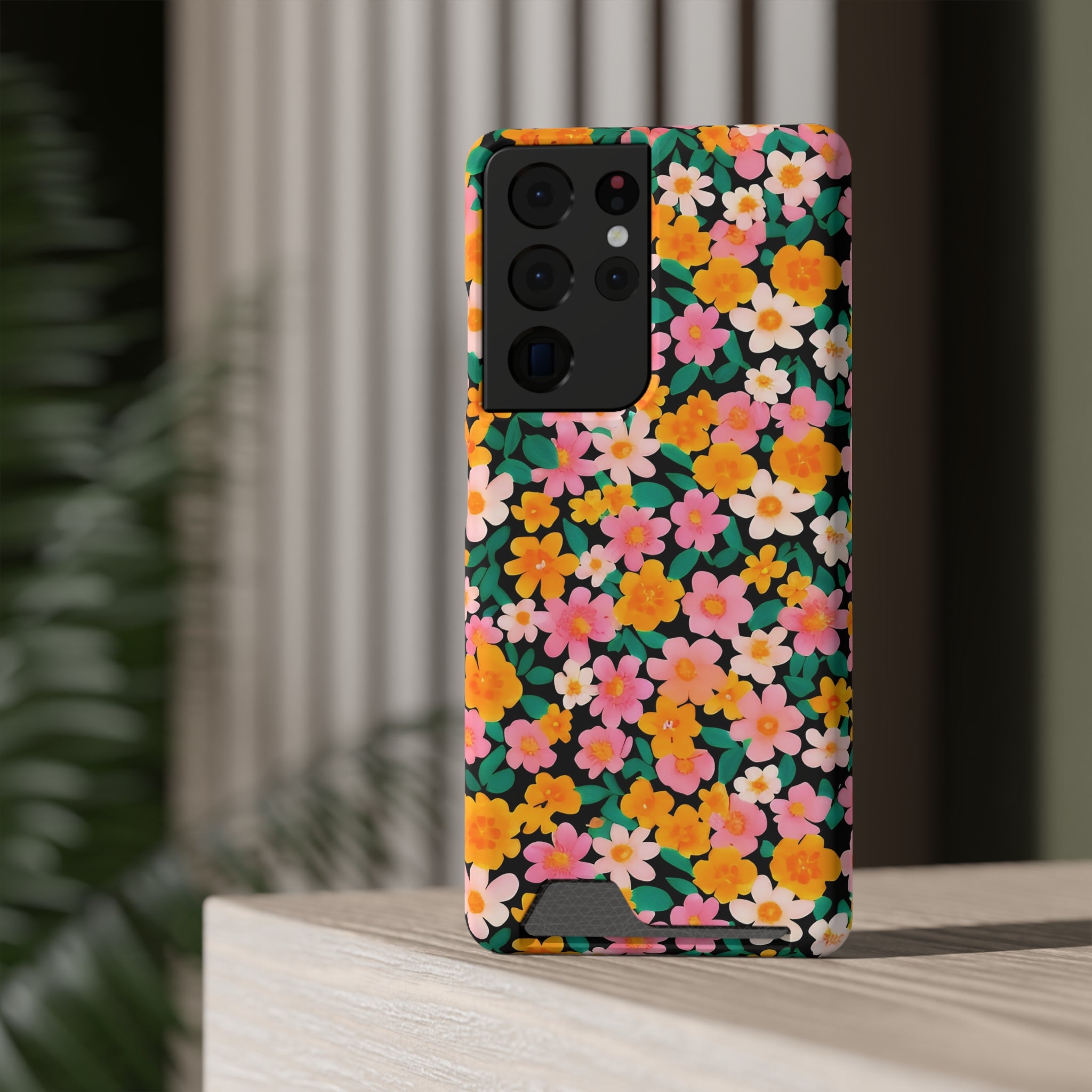 Phone Case With Card Holder, Artsulli - Art is Long, Life is Short, Phone Case, , , , , , ,