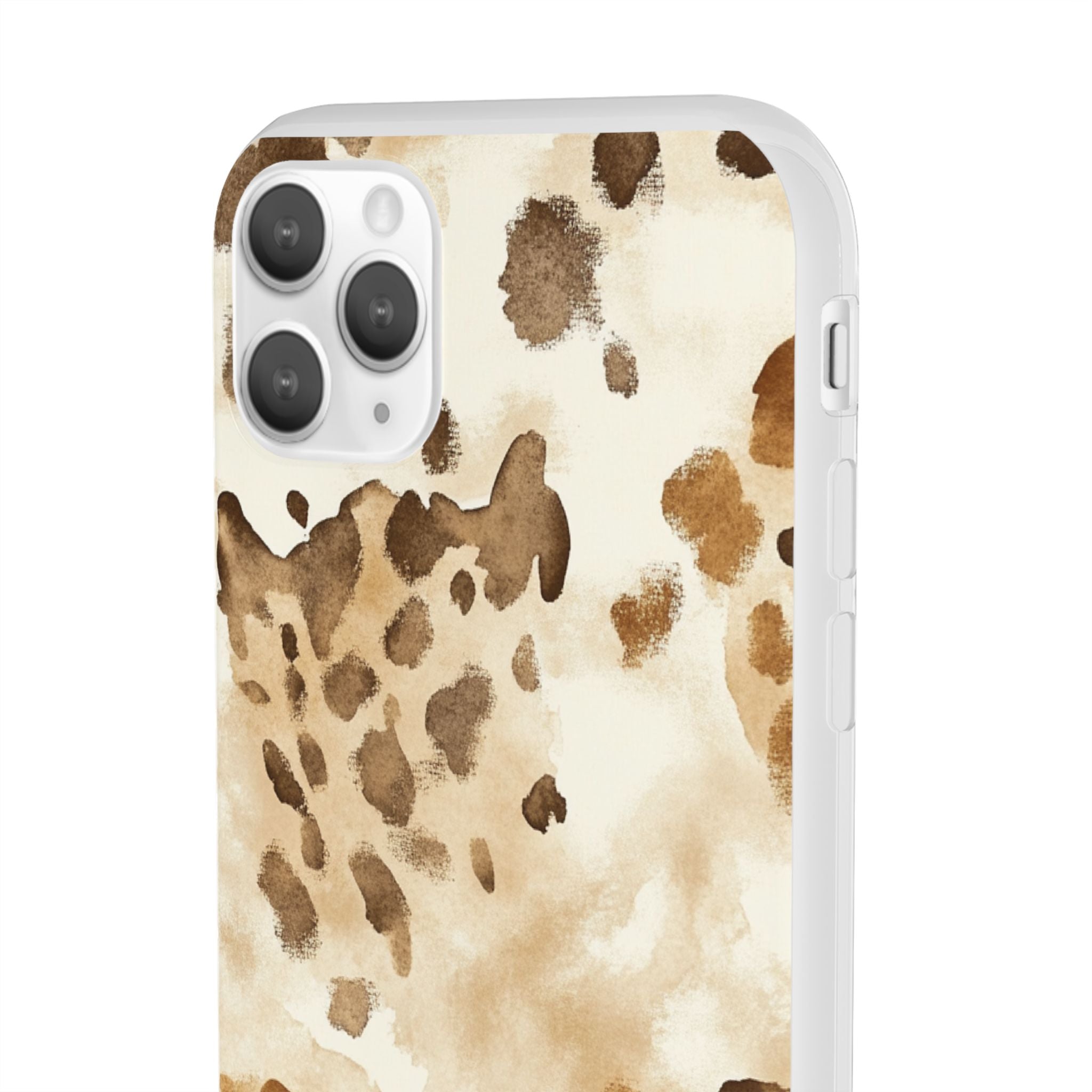 Brown and Beige Watercolor Dalmatian Phone Case, Artsulli - Art is Long, Life is Short, Phone Case, , , , , , ,
