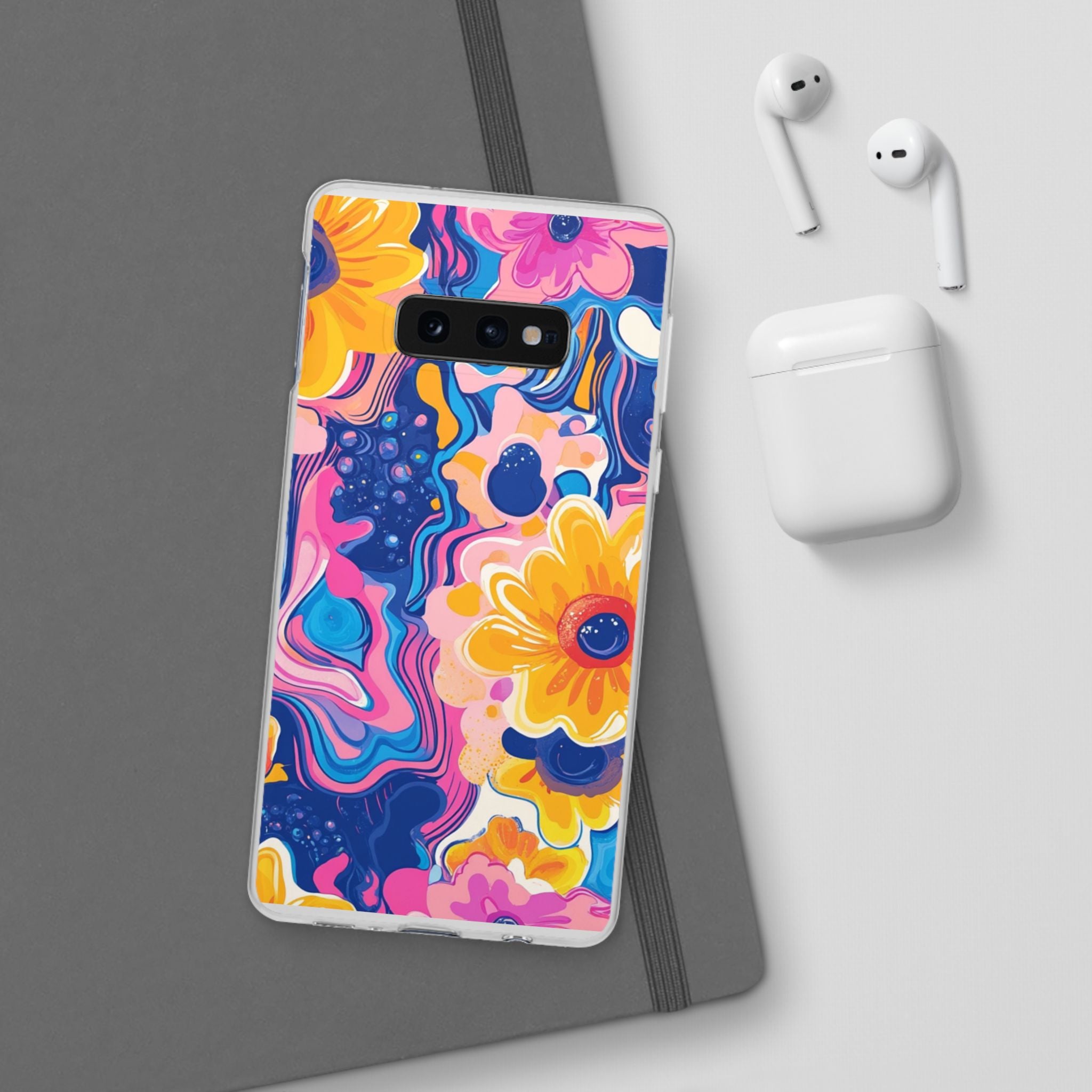 Psychedelic Floral iPhone Case, Artsulli - Art is Long, Life is Short, Phone Case, , , , , , ,