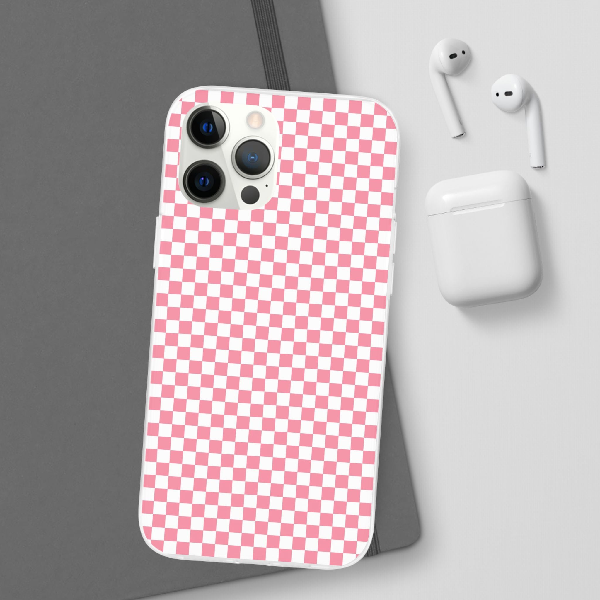 Brigandine Checkered Scene Flexi Cases, Artsulli - Art is Long, Life is Short, Phone Case, , , , , , ,