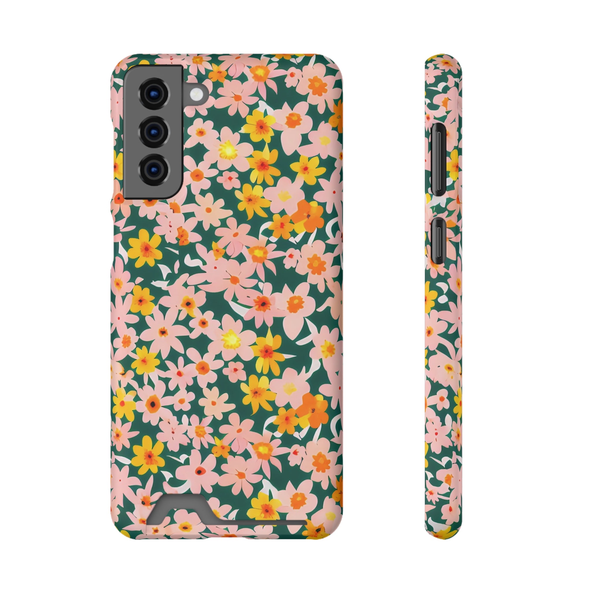 Phone Case With Card Holder, Artsulli - Art is Long, Life is Short, Phone Case, Size, Samsung Galaxy S21 Plus, Surface, Matte, Shape, With gift packaging, 31778483278990195192