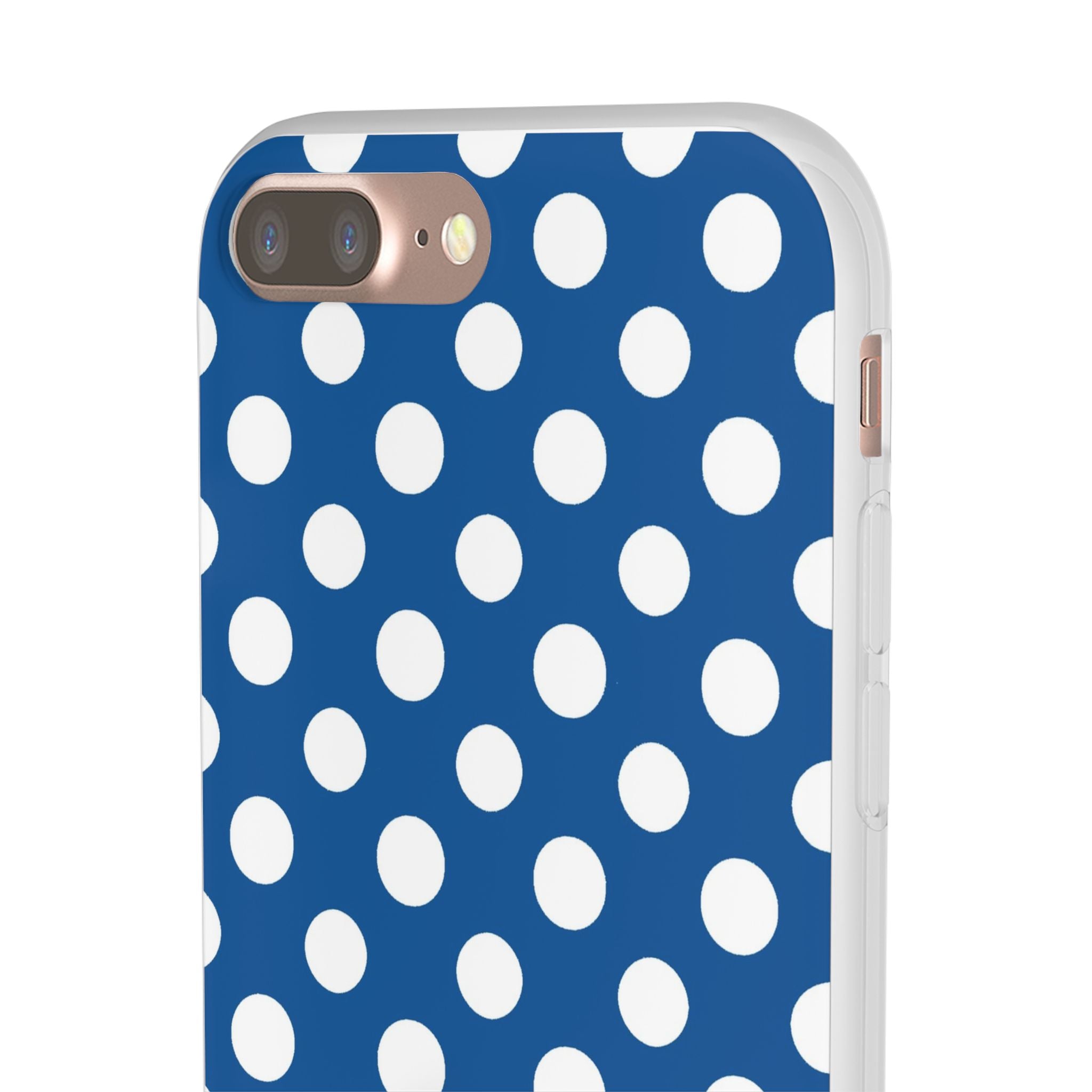 Blue and White Polka Dot iPhone Case, Artsulli - Art is Long, Life is Short, Phone Case, , , , , , ,