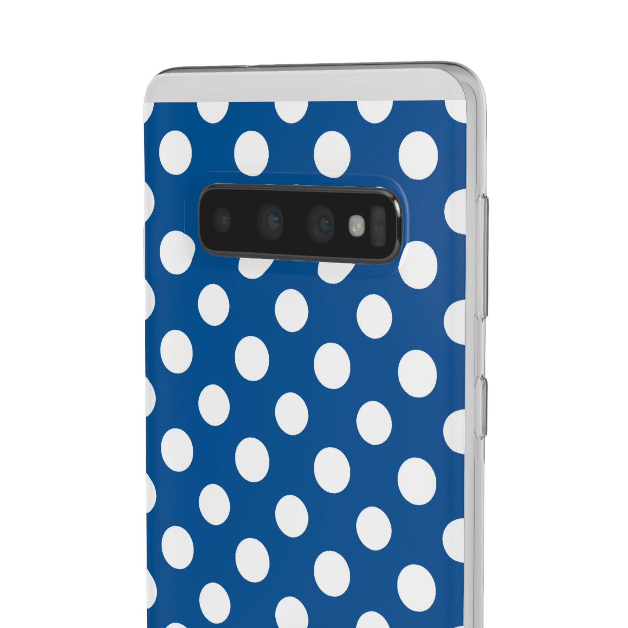 Blue and White Polka Dot iPhone Case, Artsulli - Art is Long, Life is Short, Phone Case, , , , , , ,
