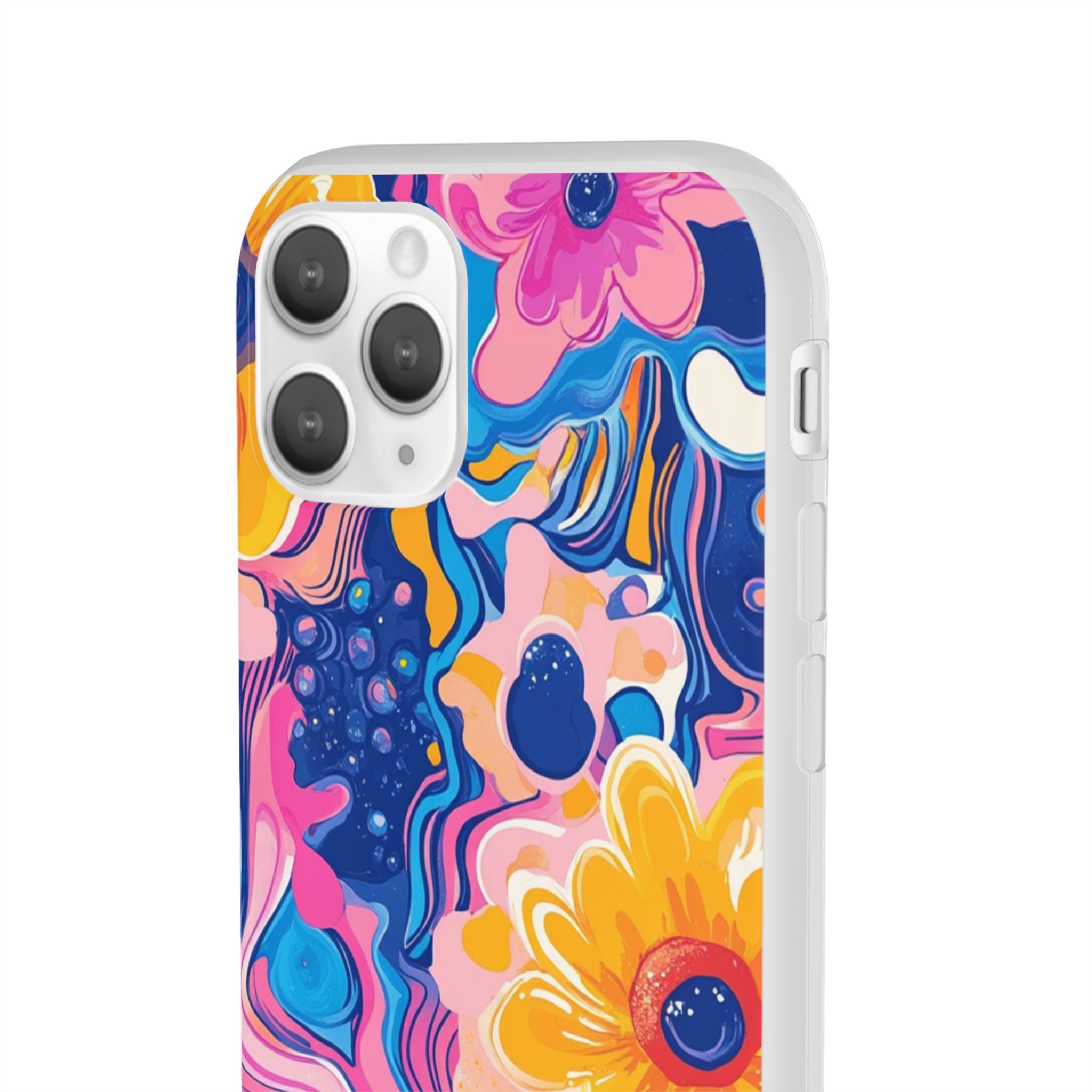 Psychedelic Floral iPhone Case, Artsulli - Art is Long, Life is Short, Phone Case, , , , , , ,
