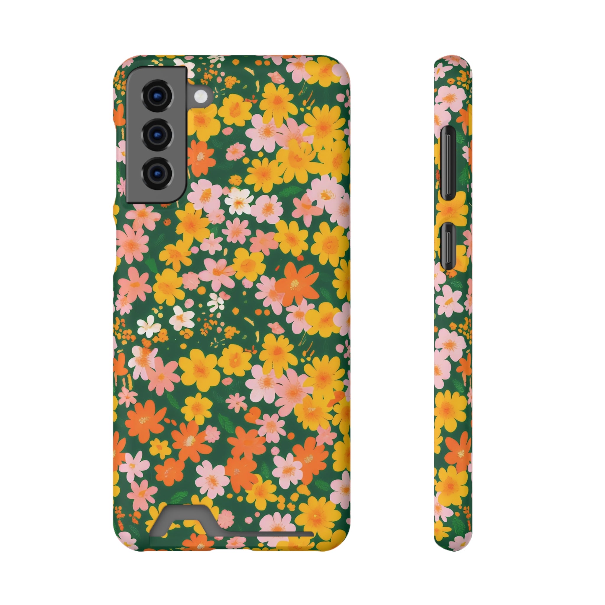 Phone Case With Card Holder, Artsulli - Art is Long, Life is Short, Phone Case, Size, Samsung Galaxy S21 Plus, Surface, Matte, Shape, With gift packaging, 13533751326600952953