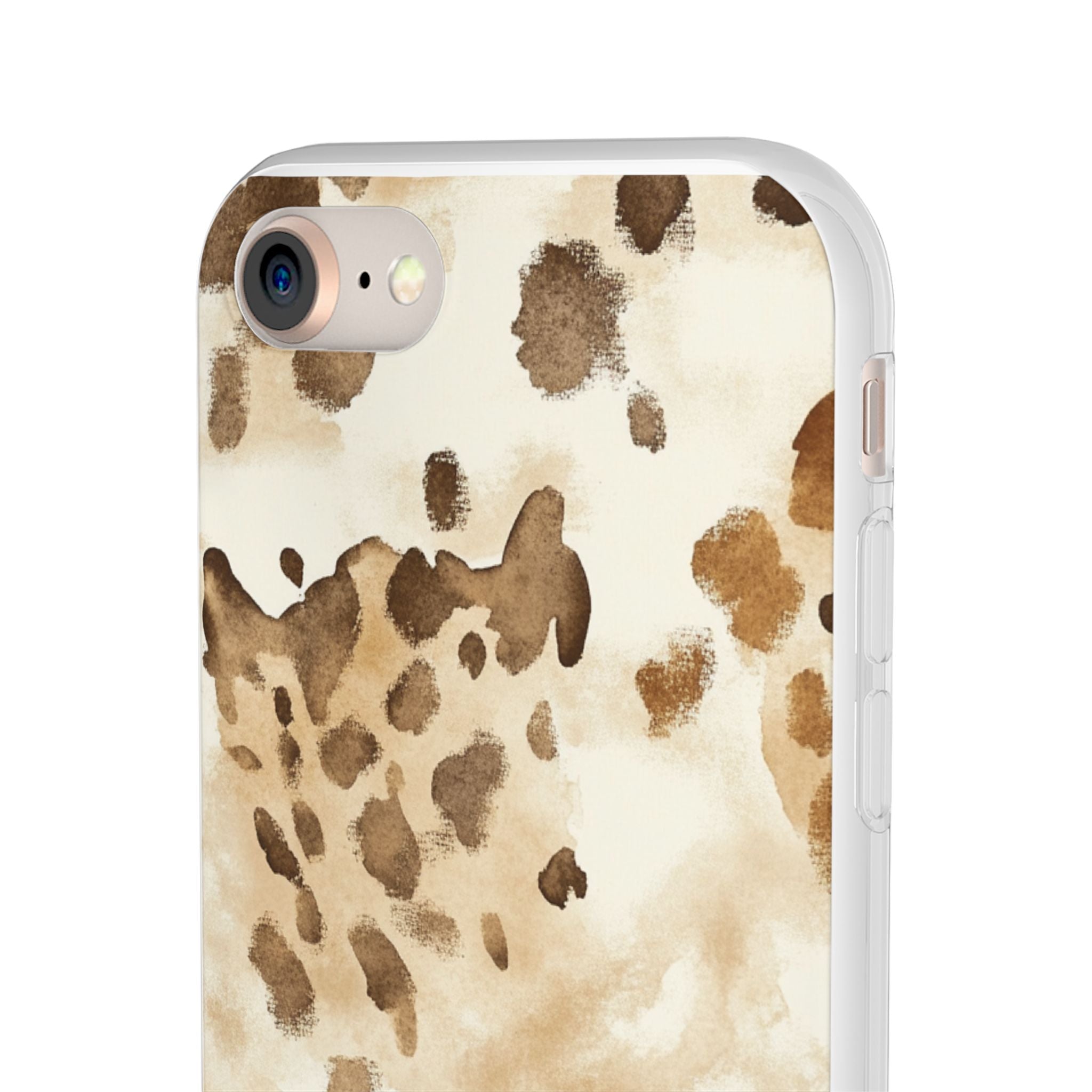 Brown and Beige Watercolor Dalmatian Phone Case, Artsulli - Art is Long, Life is Short, Phone Case, , , , , , ,