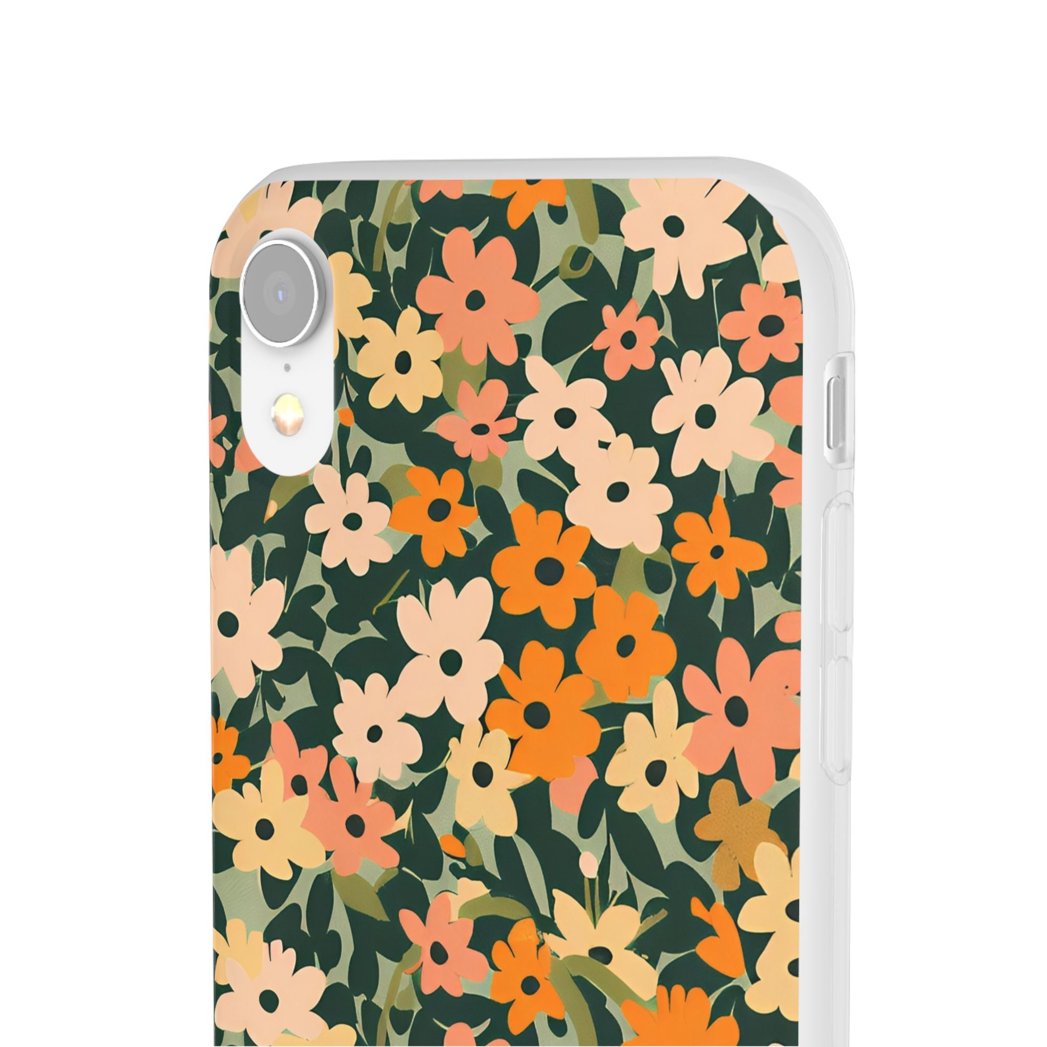 Vibrant Floral Clear Phone Case, Artsulli - Art is Long, Life is Short, Phone Case, , , , , , ,