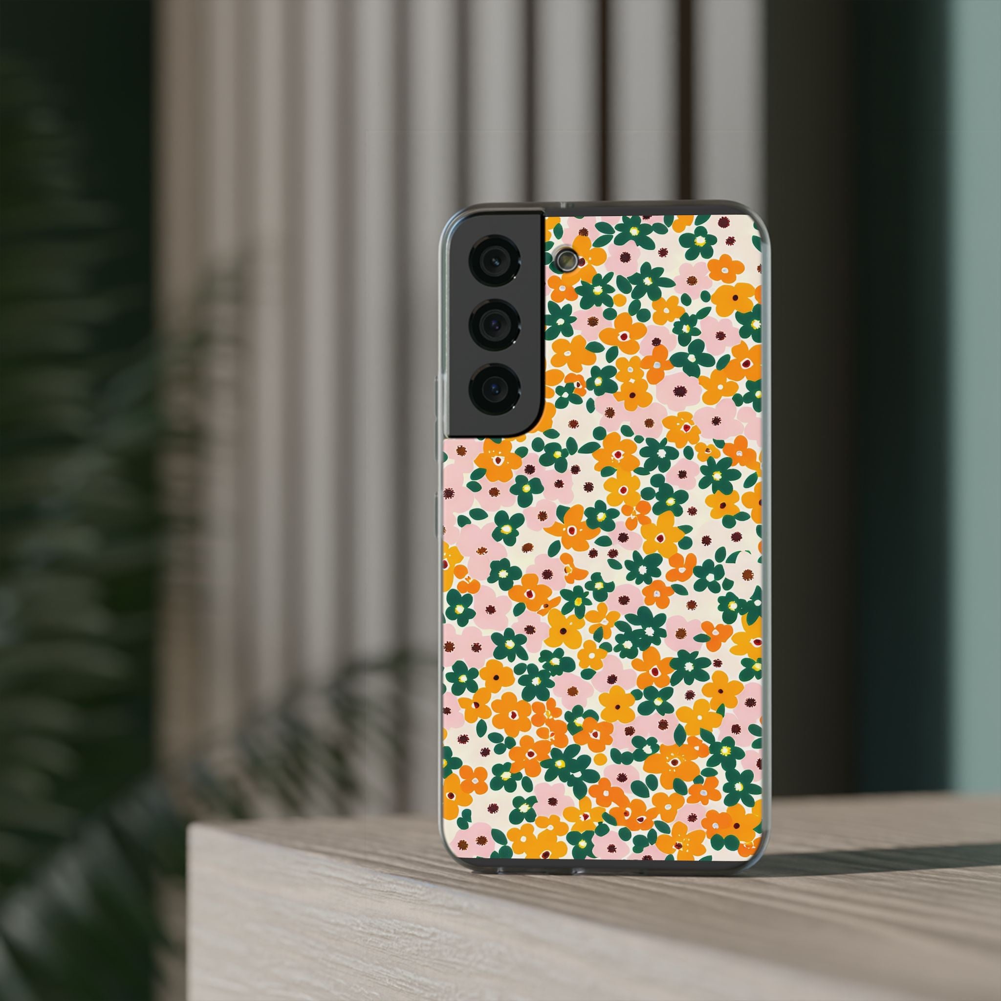 Vibrant Floral Flexi Case, Artsulli - Art is Long, Life is Short, Phone Case, , , , , , ,