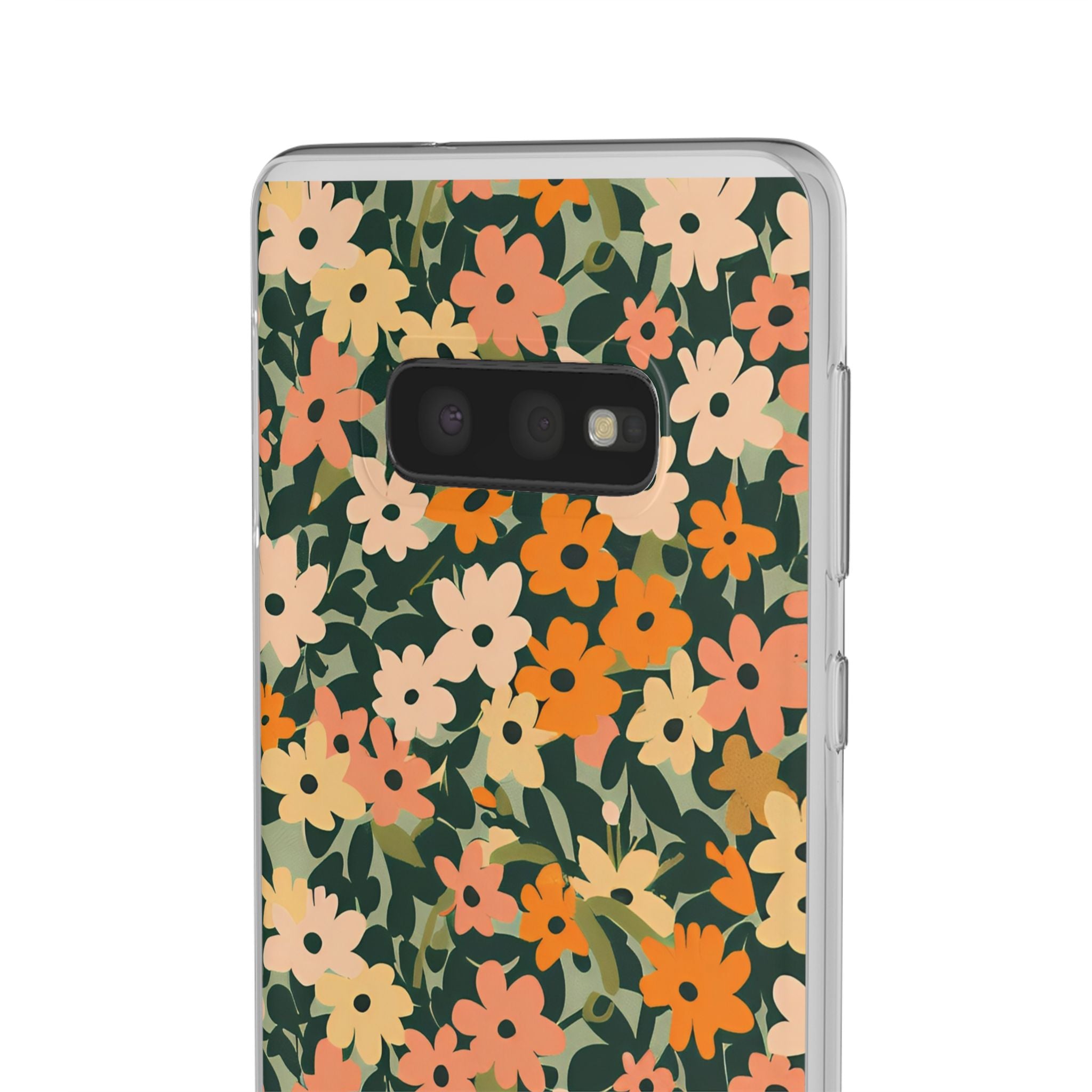 Vibrant Floral Clear Phone Case, Artsulli - Art is Long, Life is Short, Phone Case, , , , , , ,