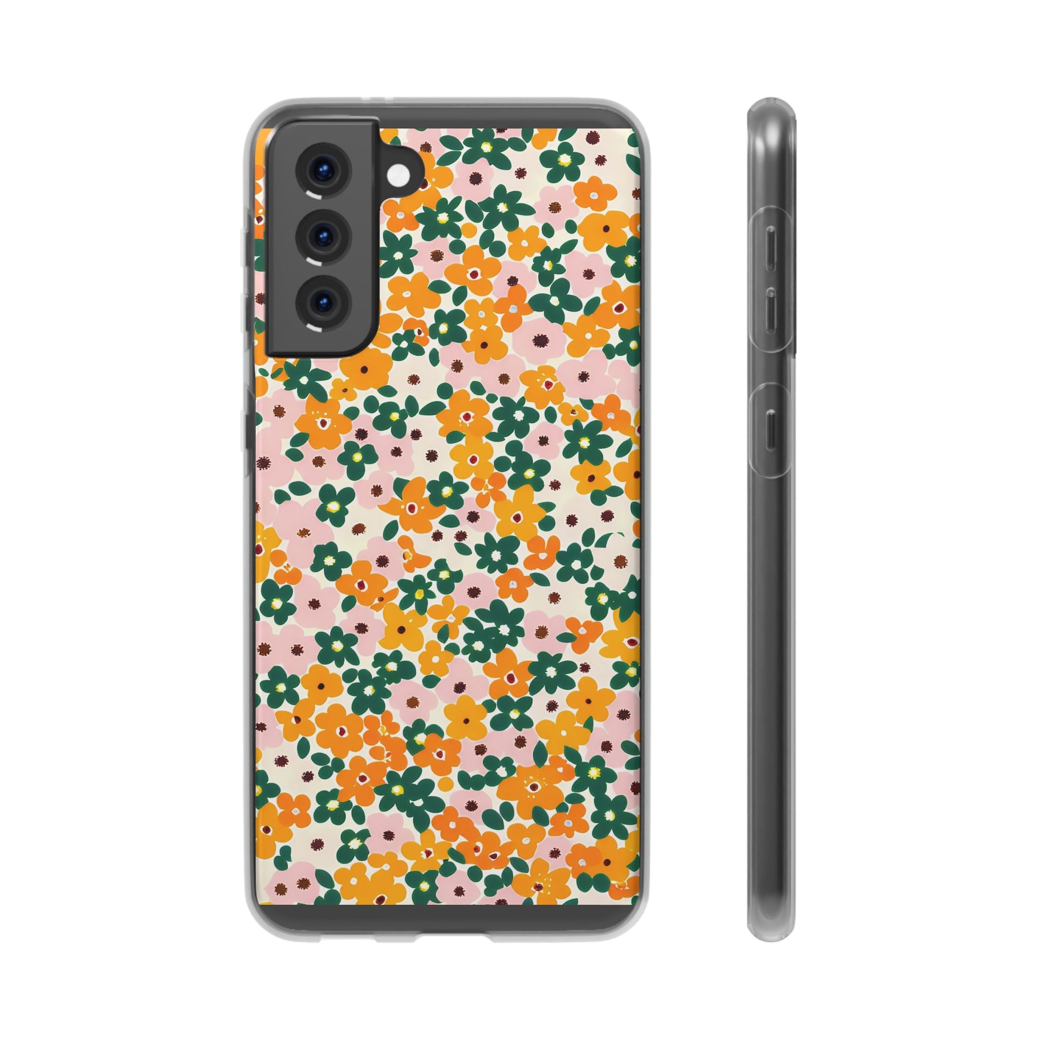 Vibrant Floral Flexi Case, Artsulli - Art is Long, Life is Short, Phone Case, Size, Samsung Galaxy S21 Plus with gift packaging, , , , , 30575174341398502440