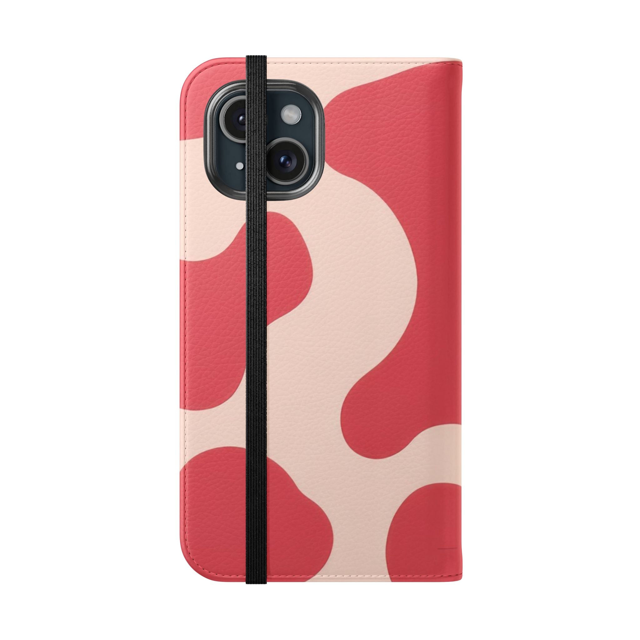 Red Jungle Cow Flip Cases, Artsulli - Art is Long, Life is Short, Phone Case, , , , , , ,